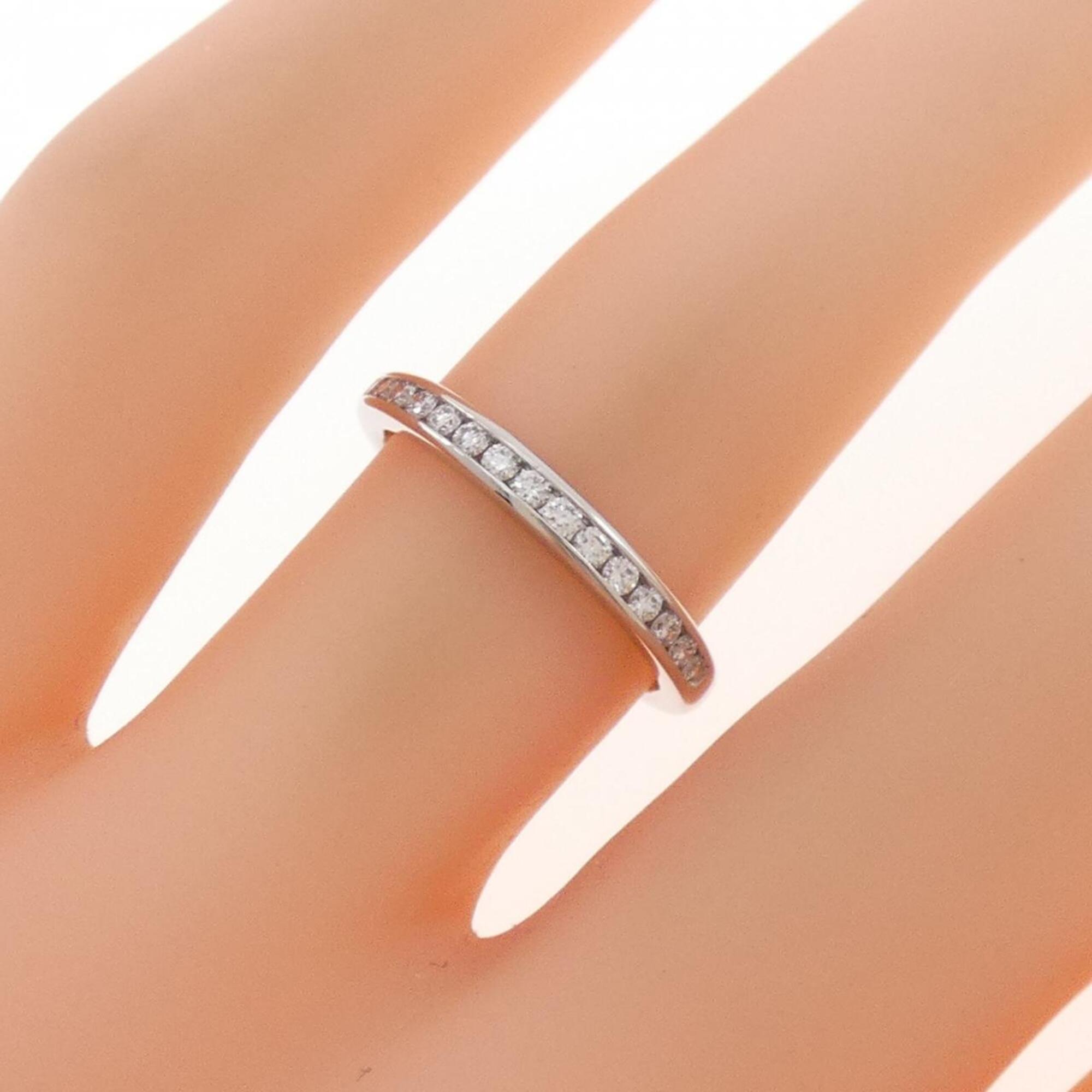 Tiffany Platinum Platinum 950 Band Ring (Pre-Owned)