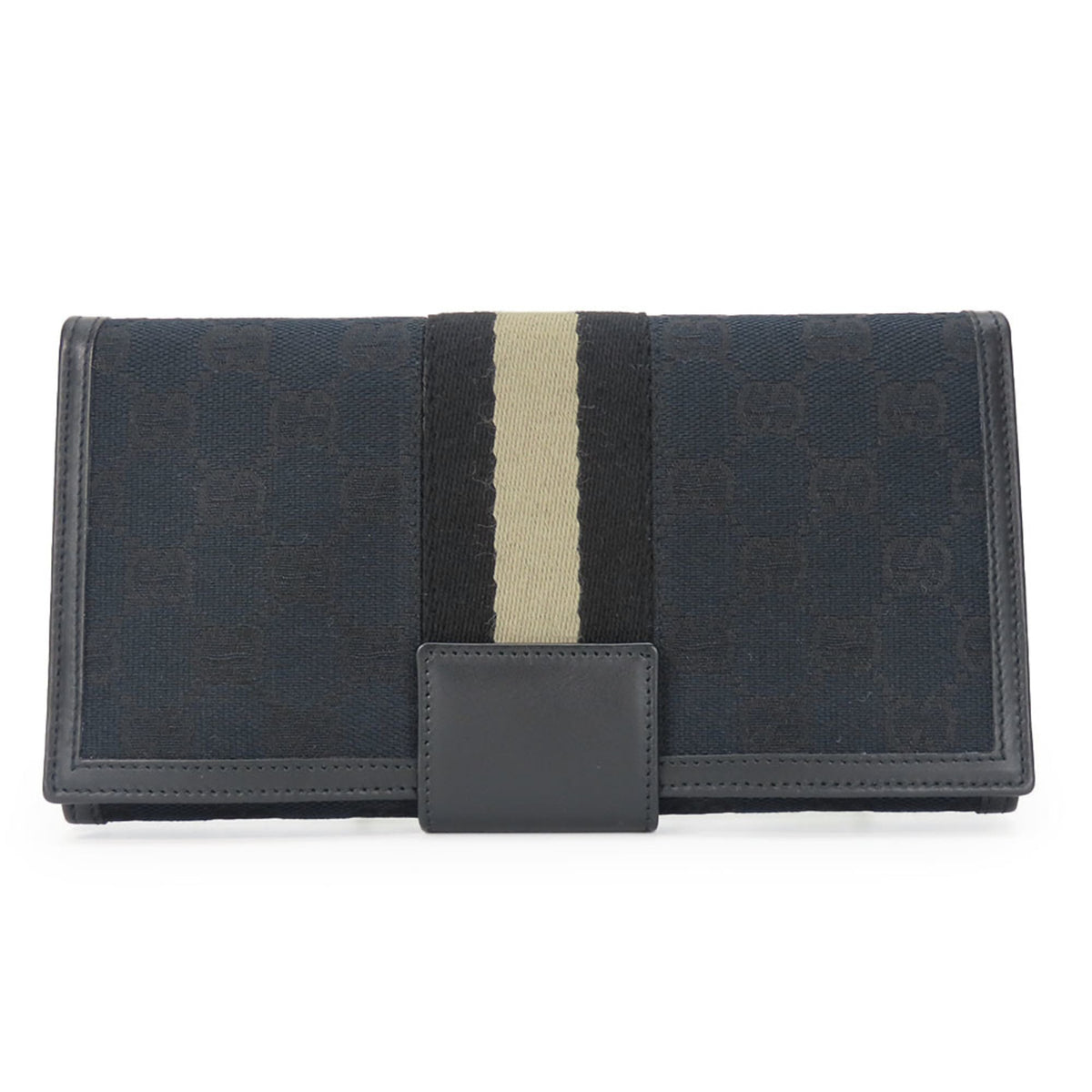 Gucci Black Gg Canvas Coin Purse/Coin Case (Pre-Owned)