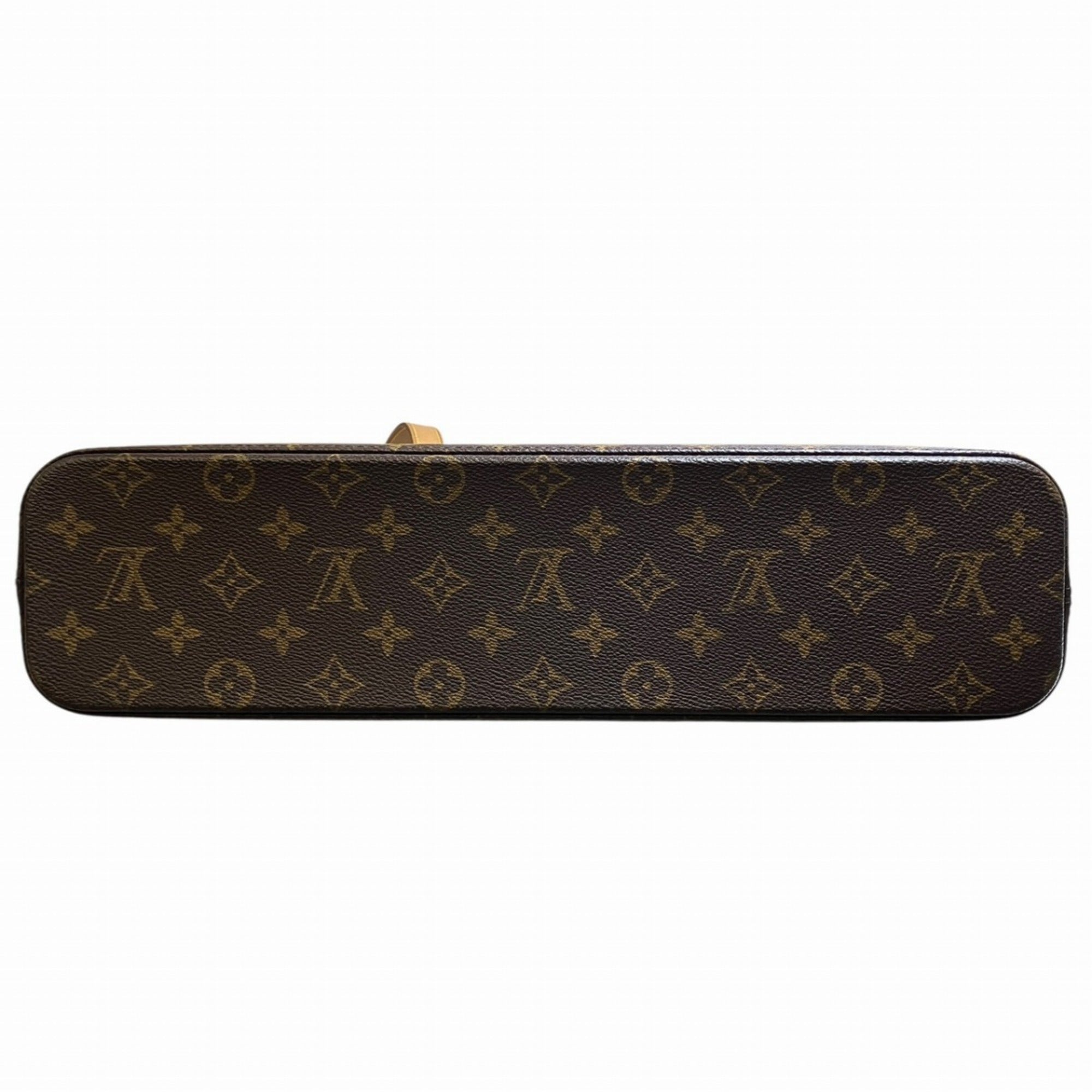 Louis Vuitton Brown Monogram Canvas Pvc Coated Canvas Leather Tote Bag (Pre-Owned)