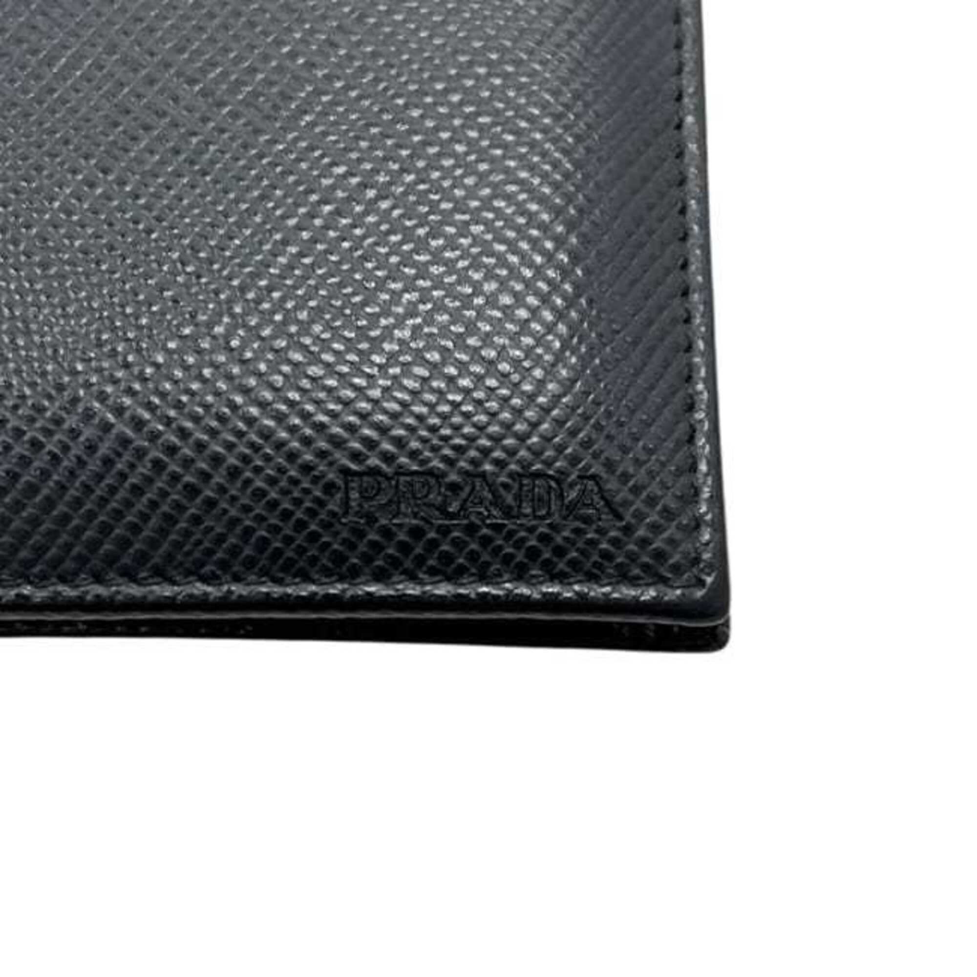 Prada Black Nero Saffiano Wallet (Bi-Fold) (Pre-Owned)