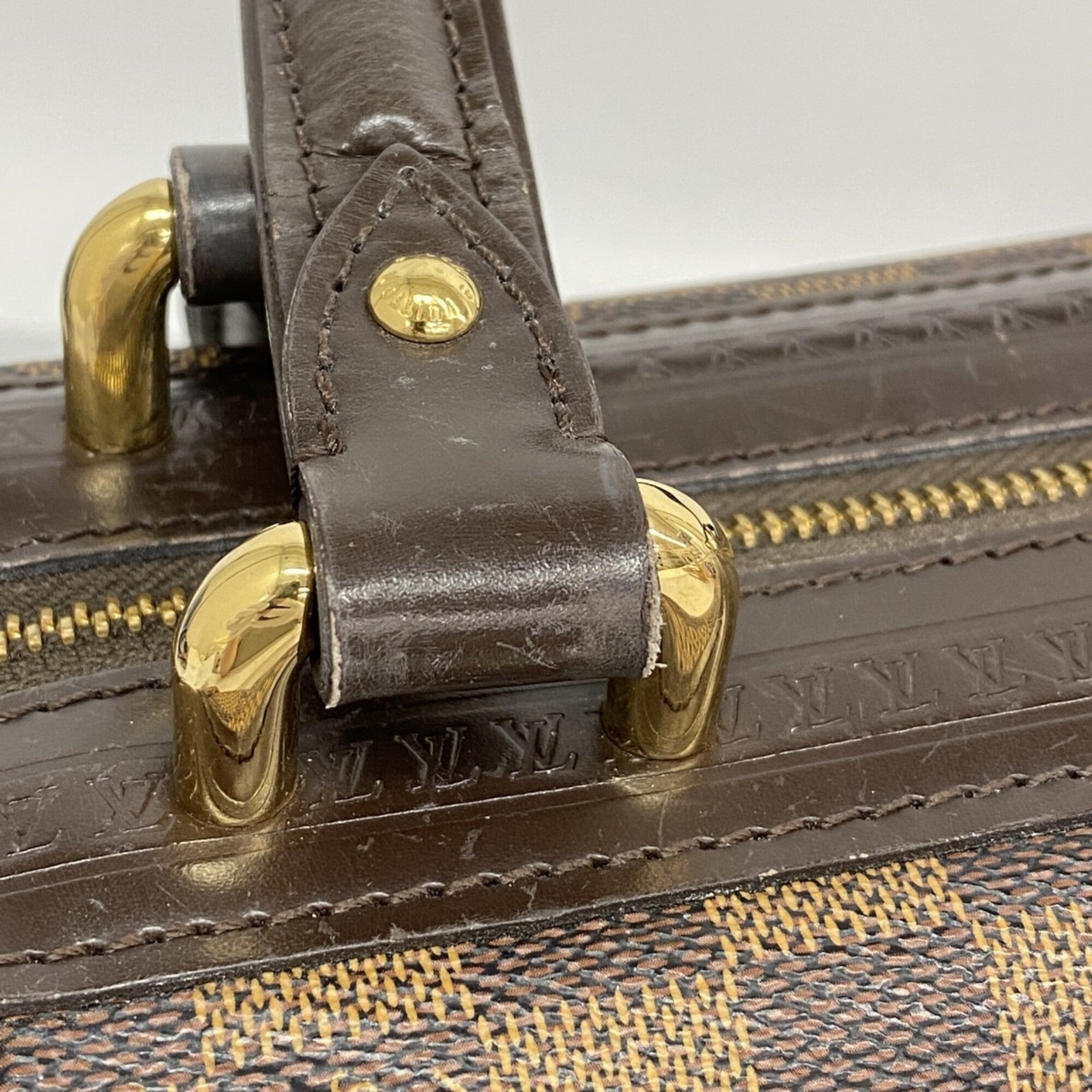 Louis Vuitton Ebene Handbag (Pre-Owned)