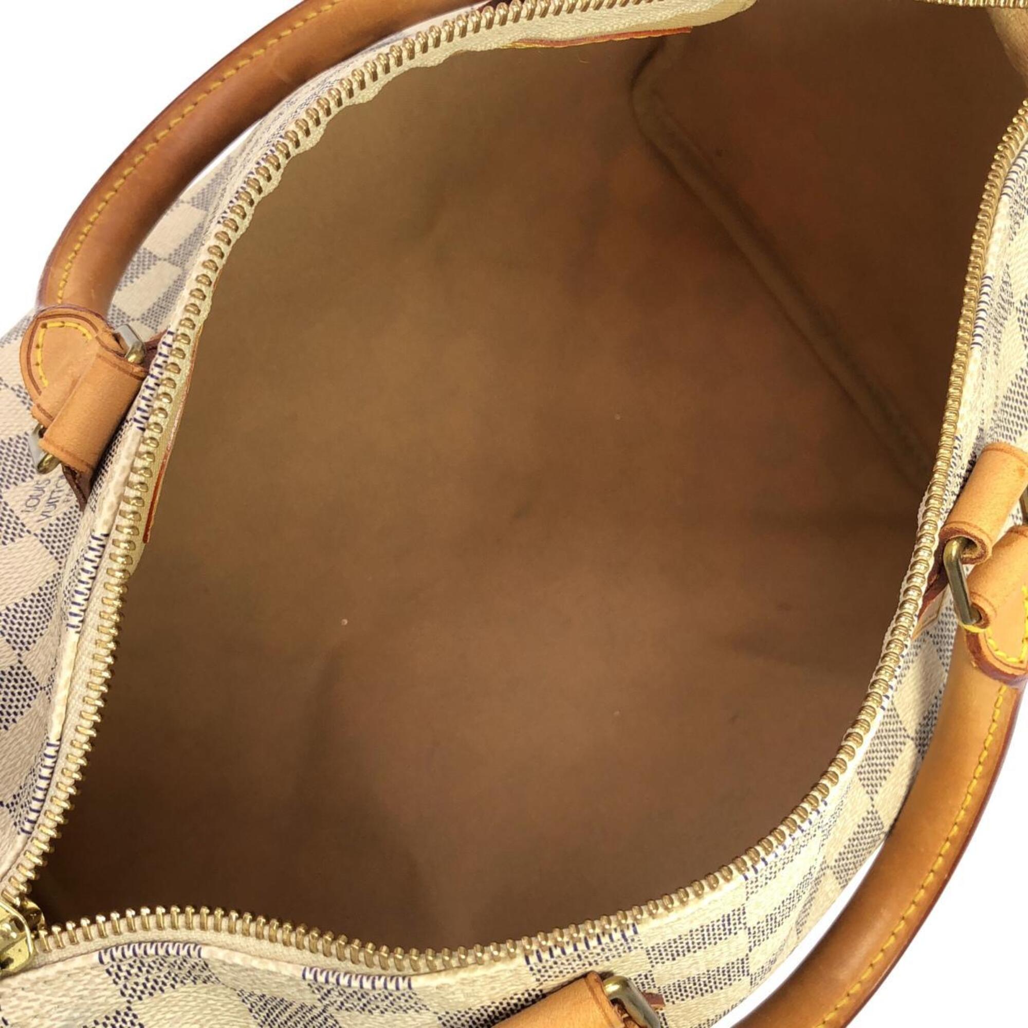 Louis Vuitton Azur Coated Canvas Boston Bag (Pre-Owned)