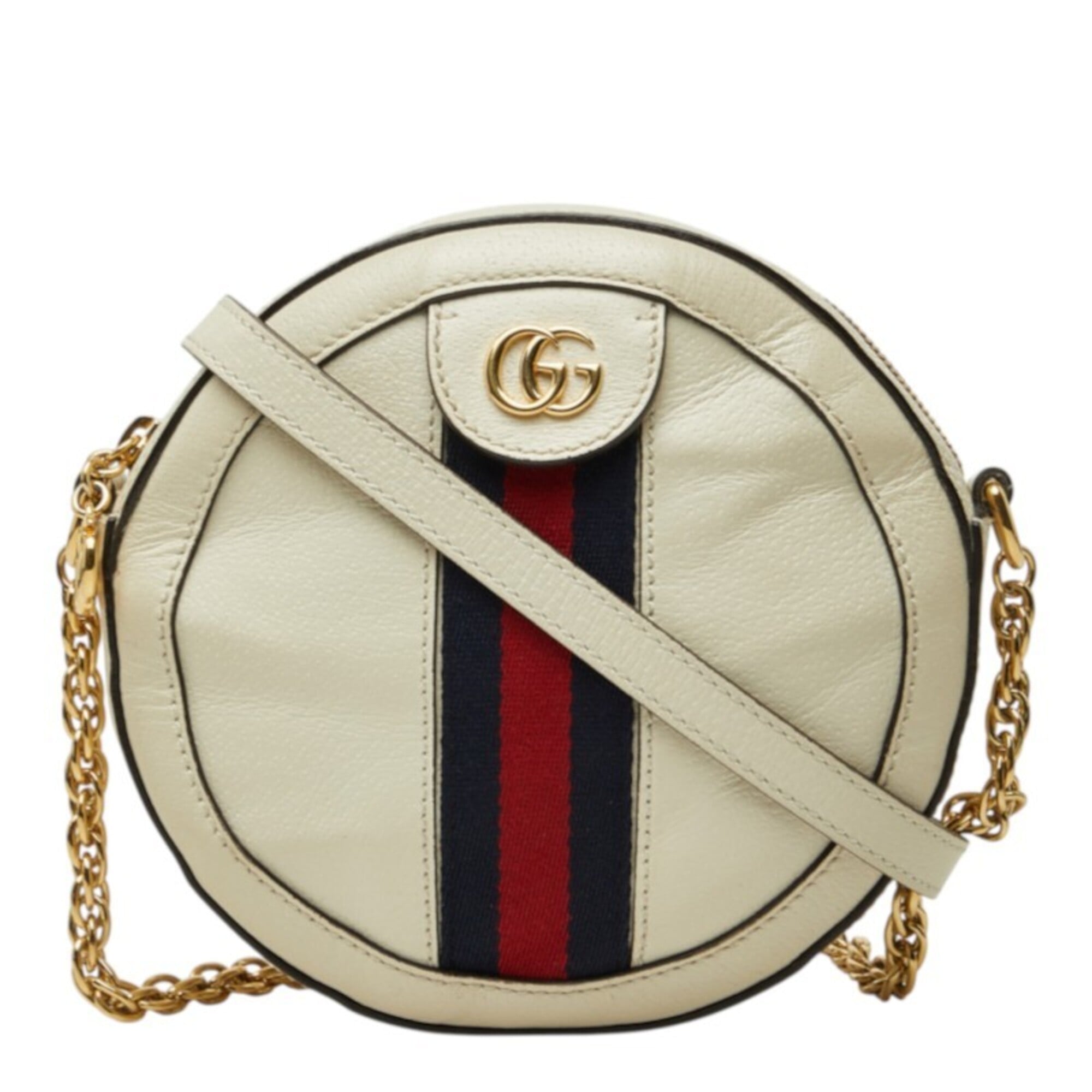 Gucci White Leather Shoulder Bag (Pre-Owned)