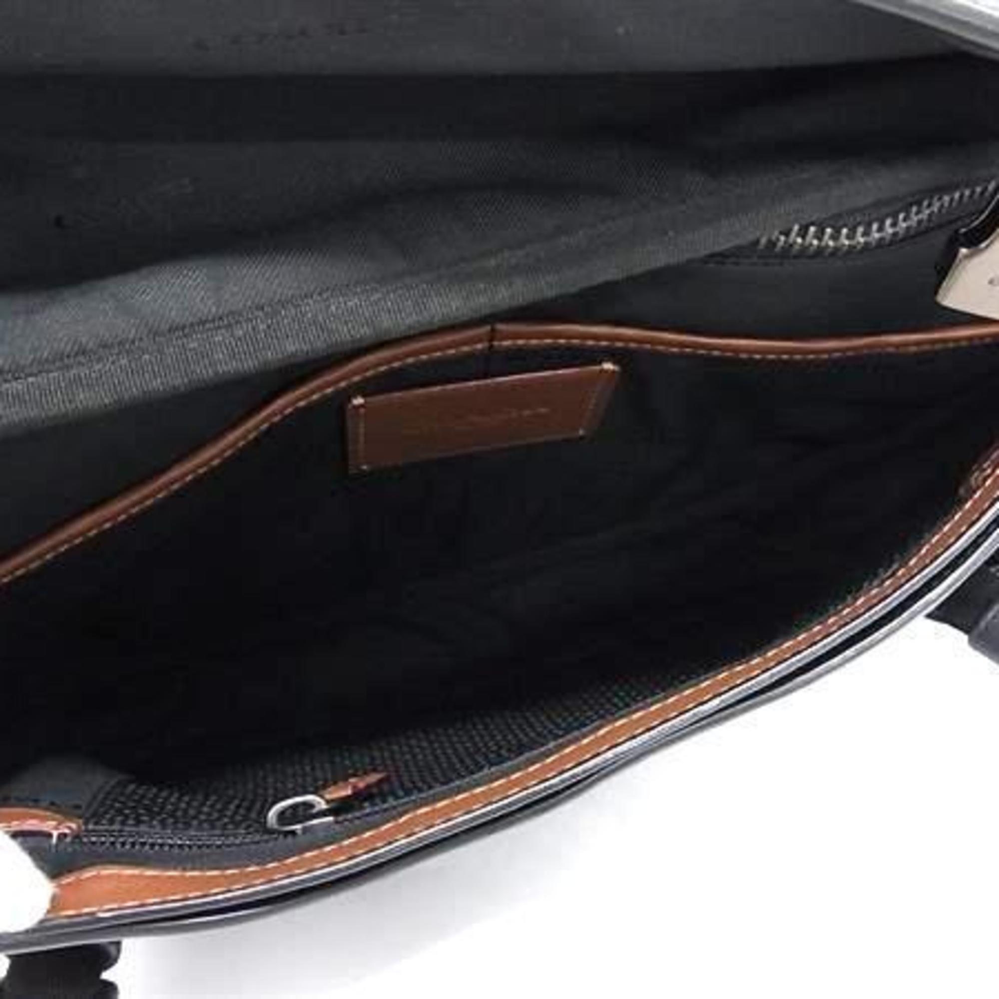 Coach Black Leather Sling Bag (Pre-Owned)