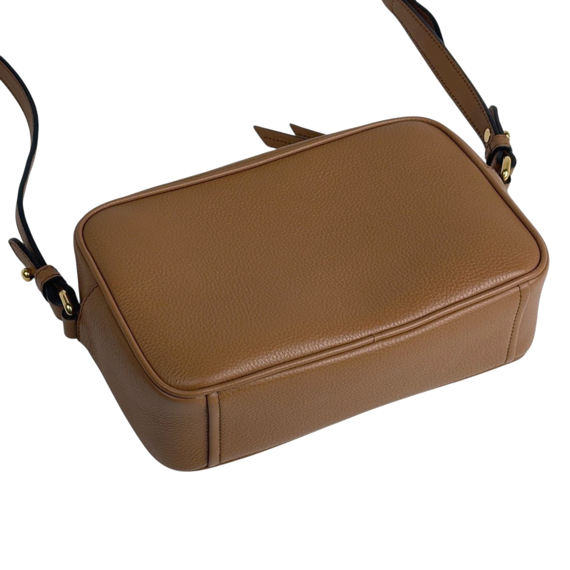 Prada Brown Leather Shoulder Bag (Pre-Owned)