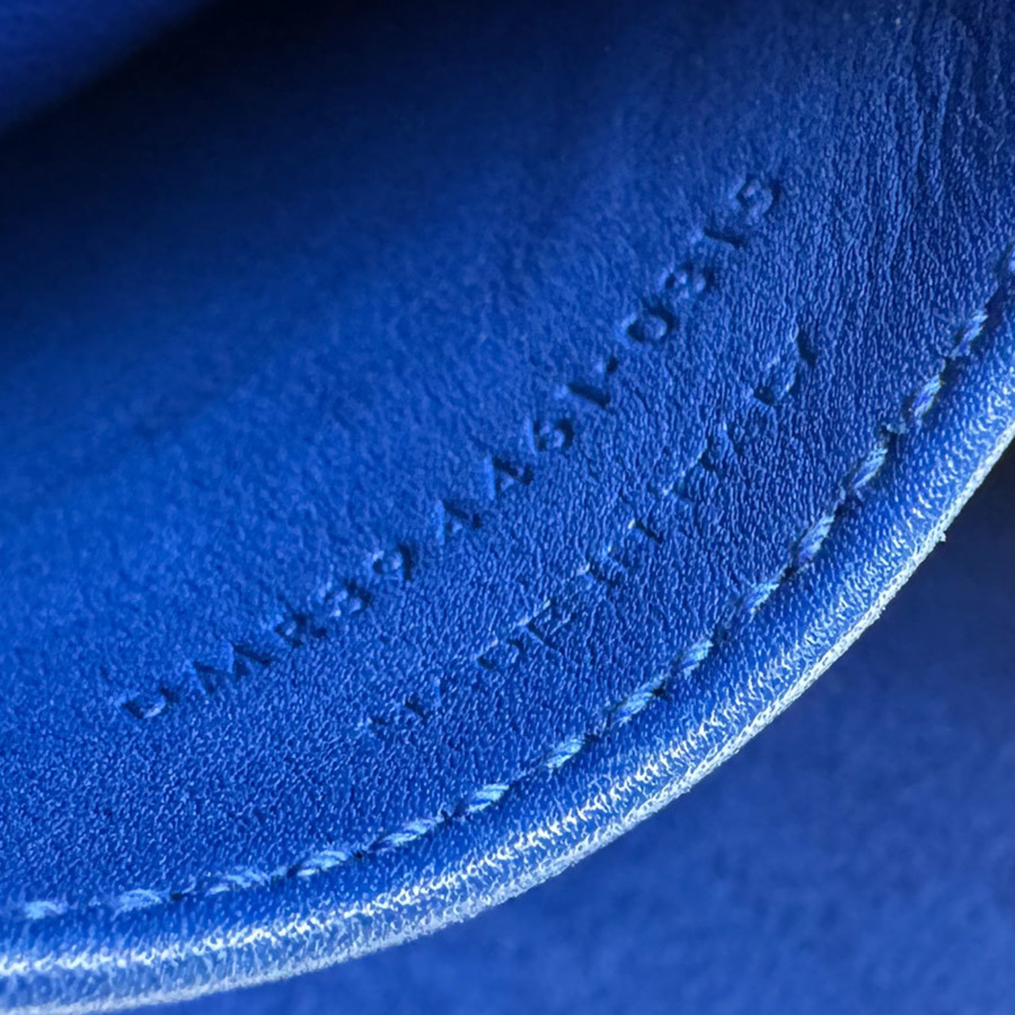 Saint Laurent Blue Leather Handbag Shoulder Bag (Pre-Owned)