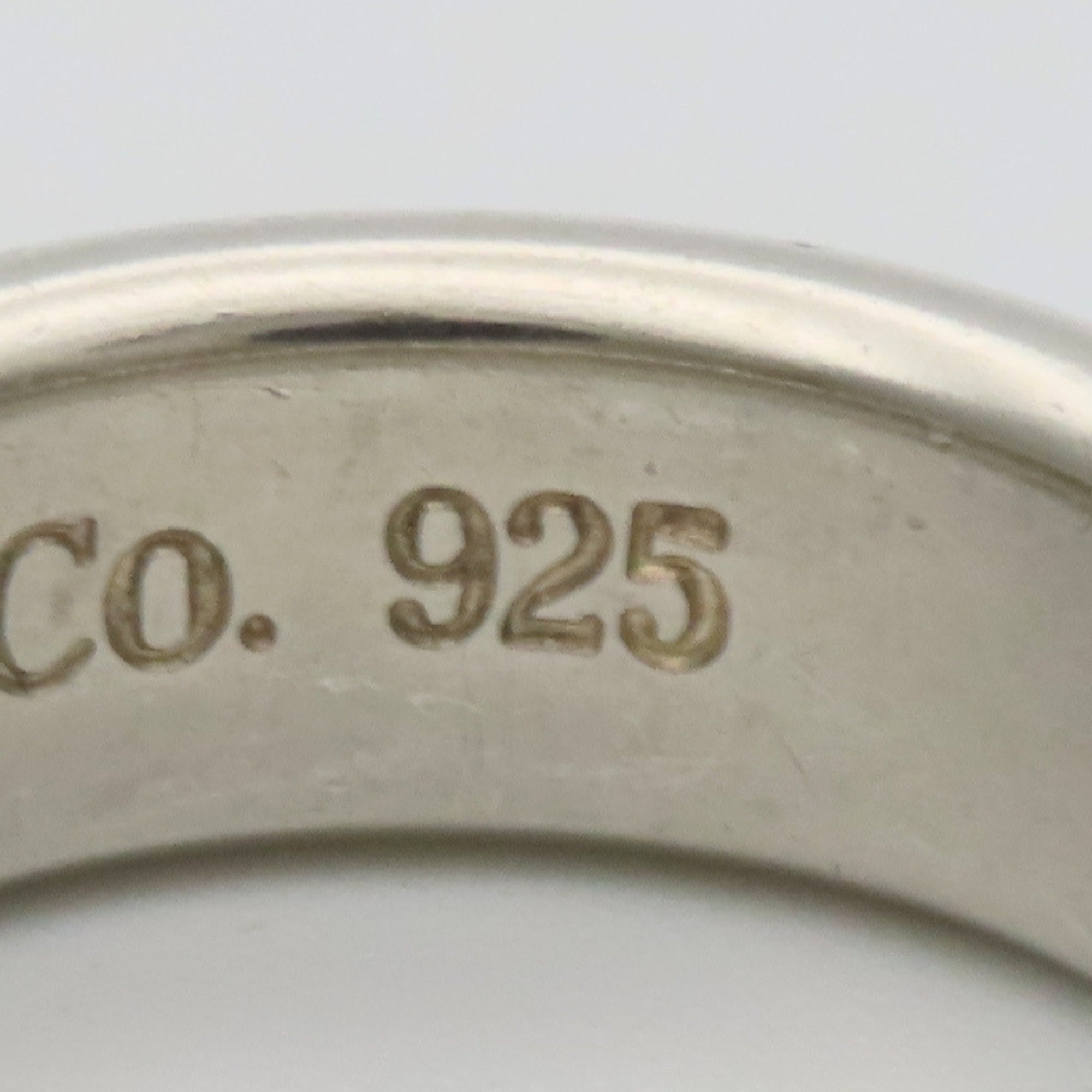 Tiffany Silver Silver 925 Band Ring (Pre-Owned)