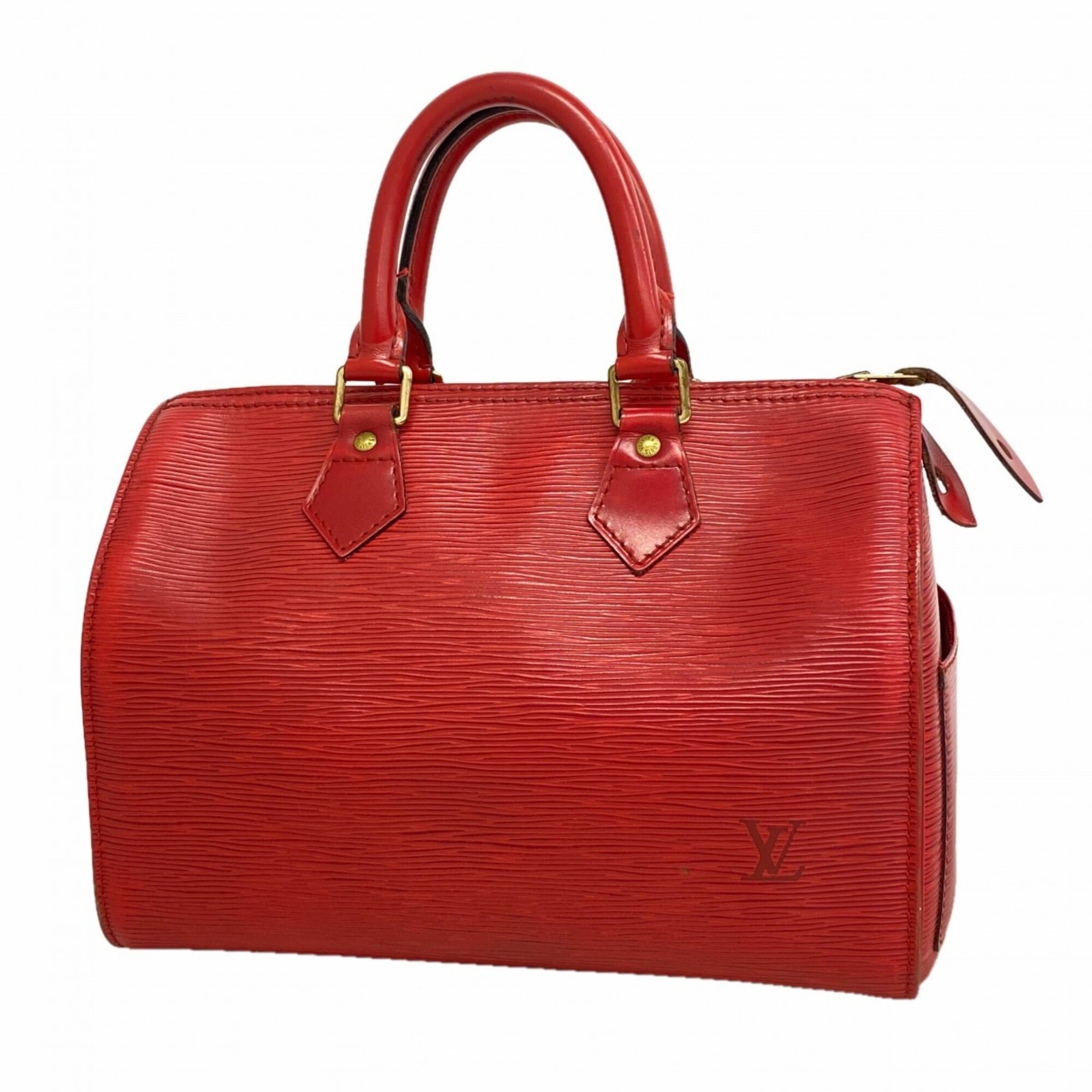 Louis Vuitton Castilian Red Handbag (Pre-Owned)