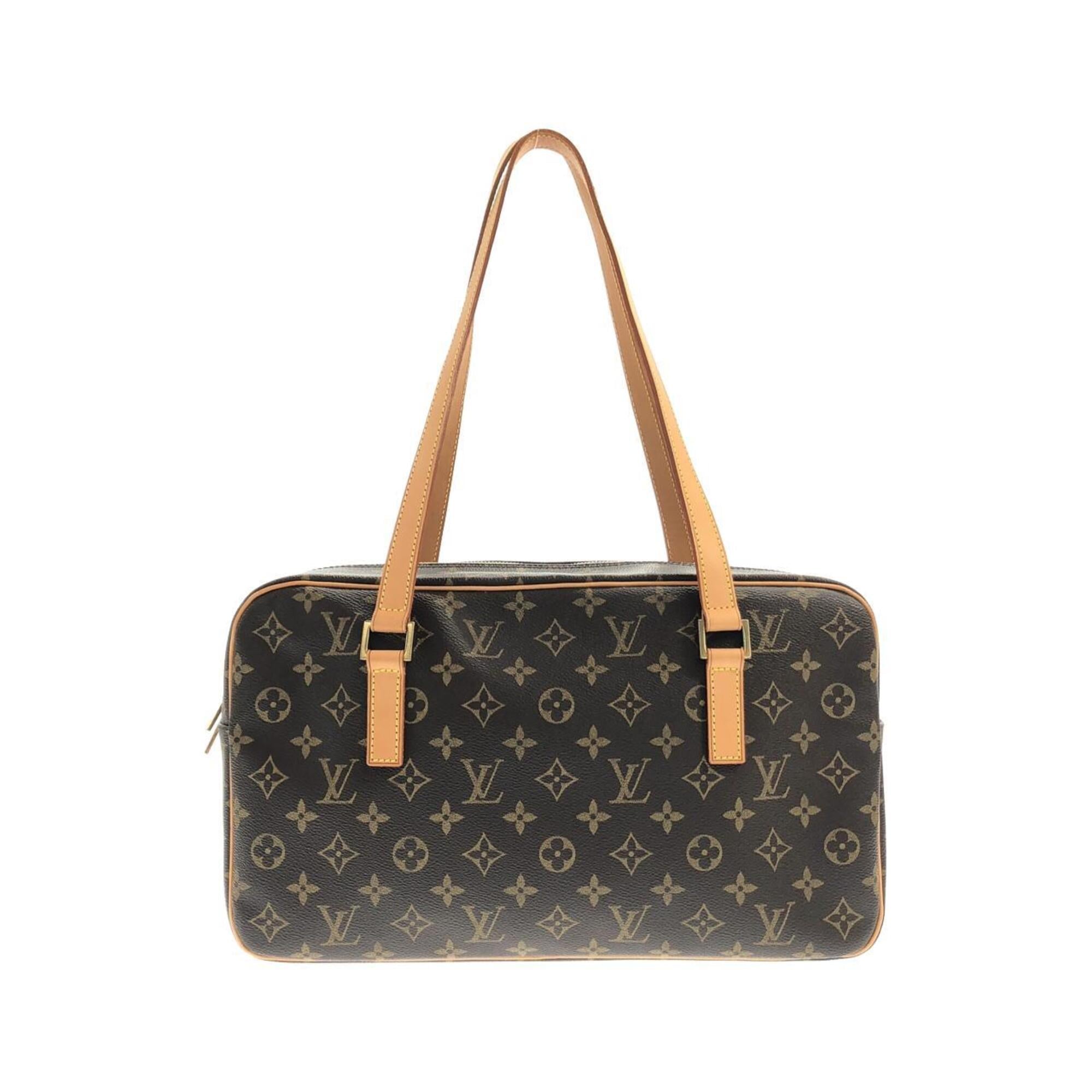 Louis Vuitton Monogram Marron Coated Canvas Shoulder Bag (Pre-Owned)