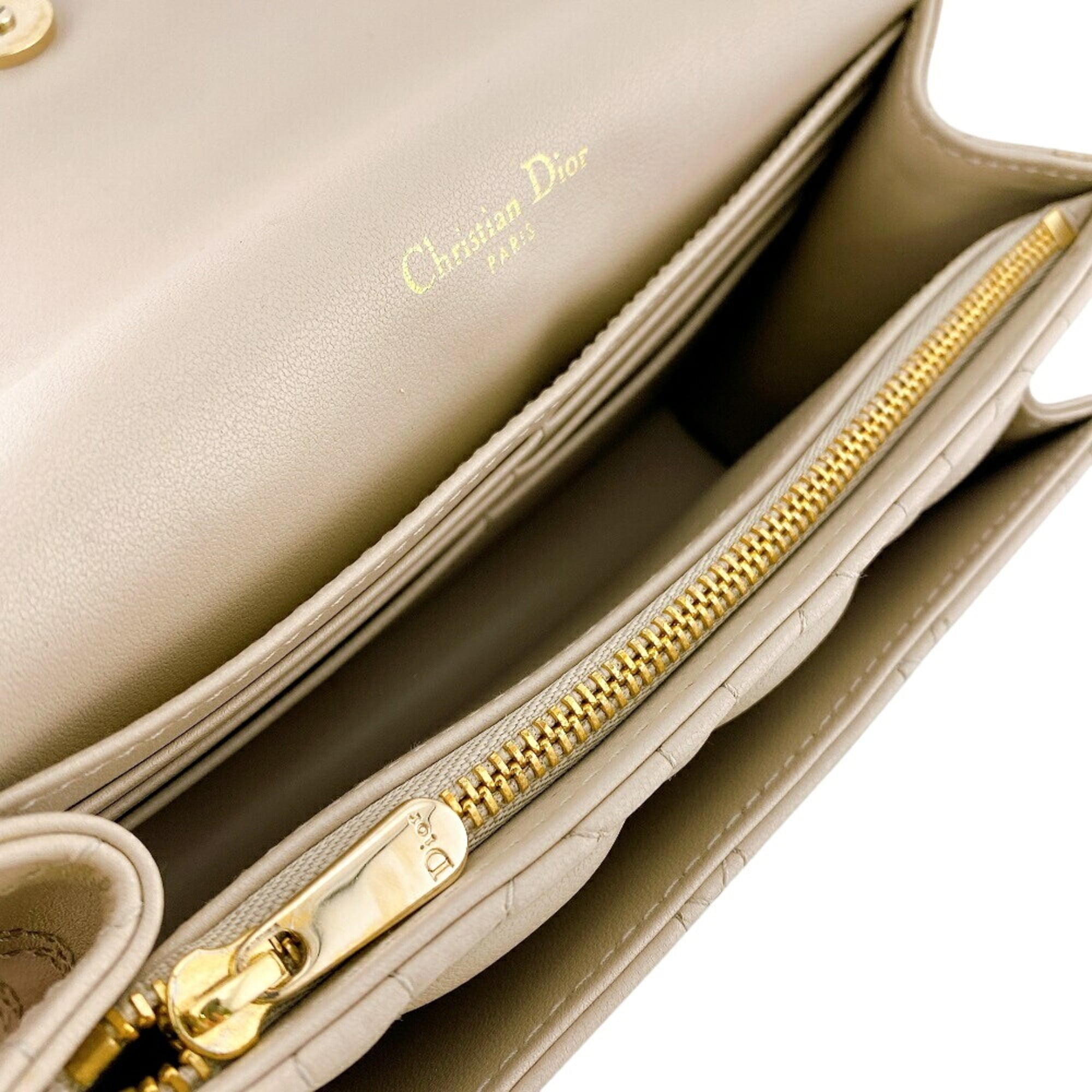 Christian Dior Beige Leather (Pre-Owned)