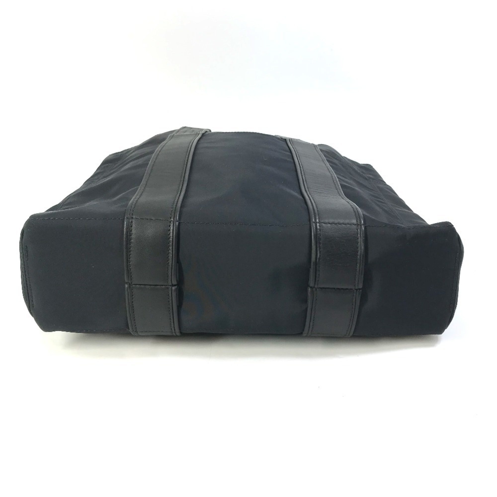 Hermes Acapulco Black Nylon Handbag Tote Bag (Pre-Owned)