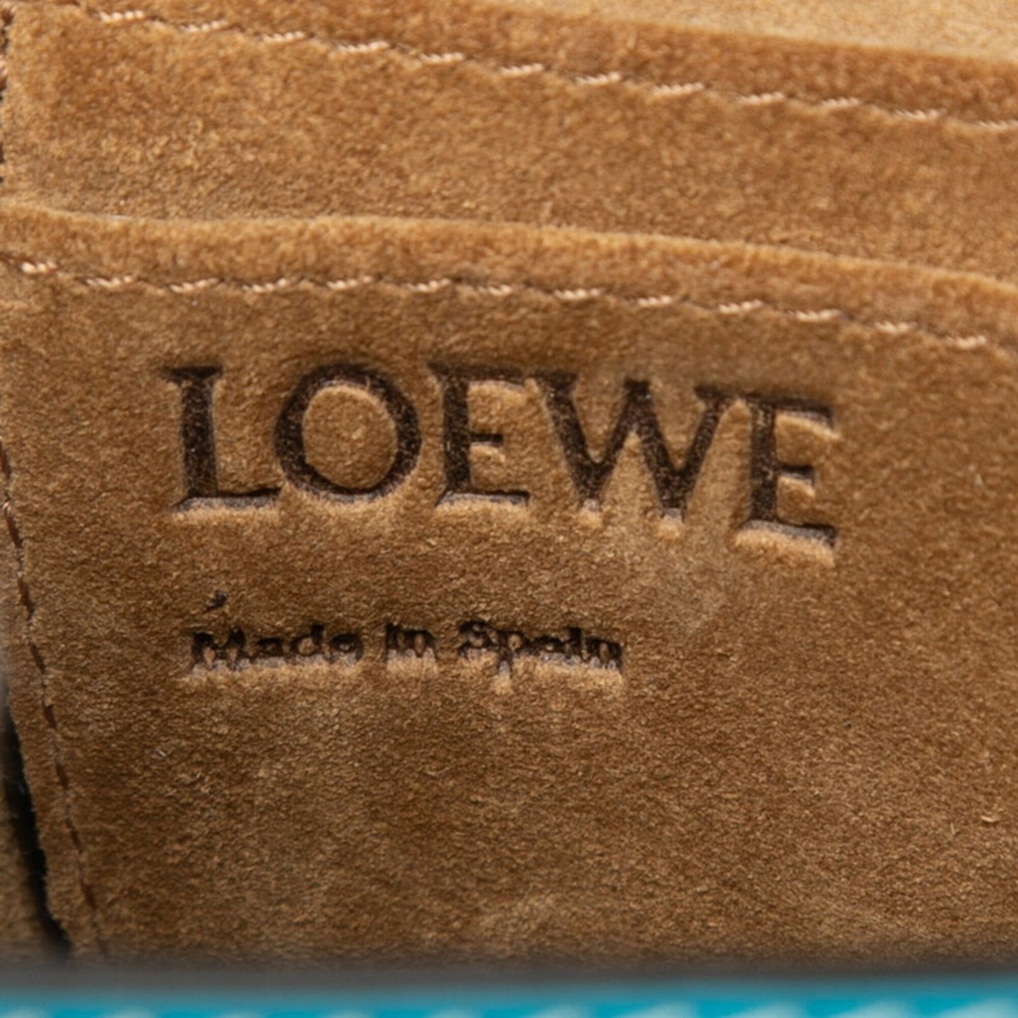 Loewe Blue Multi-Color Leather Pochette Shoulder Bag (Pre-Owned)