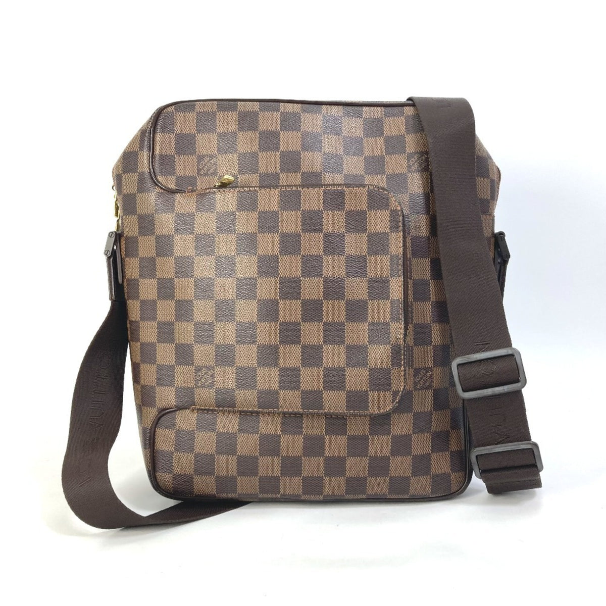 Louis Vuitton Brown Damier Canvas Ebene Damier Canvas Shoulder Bag (Pre-Owned)