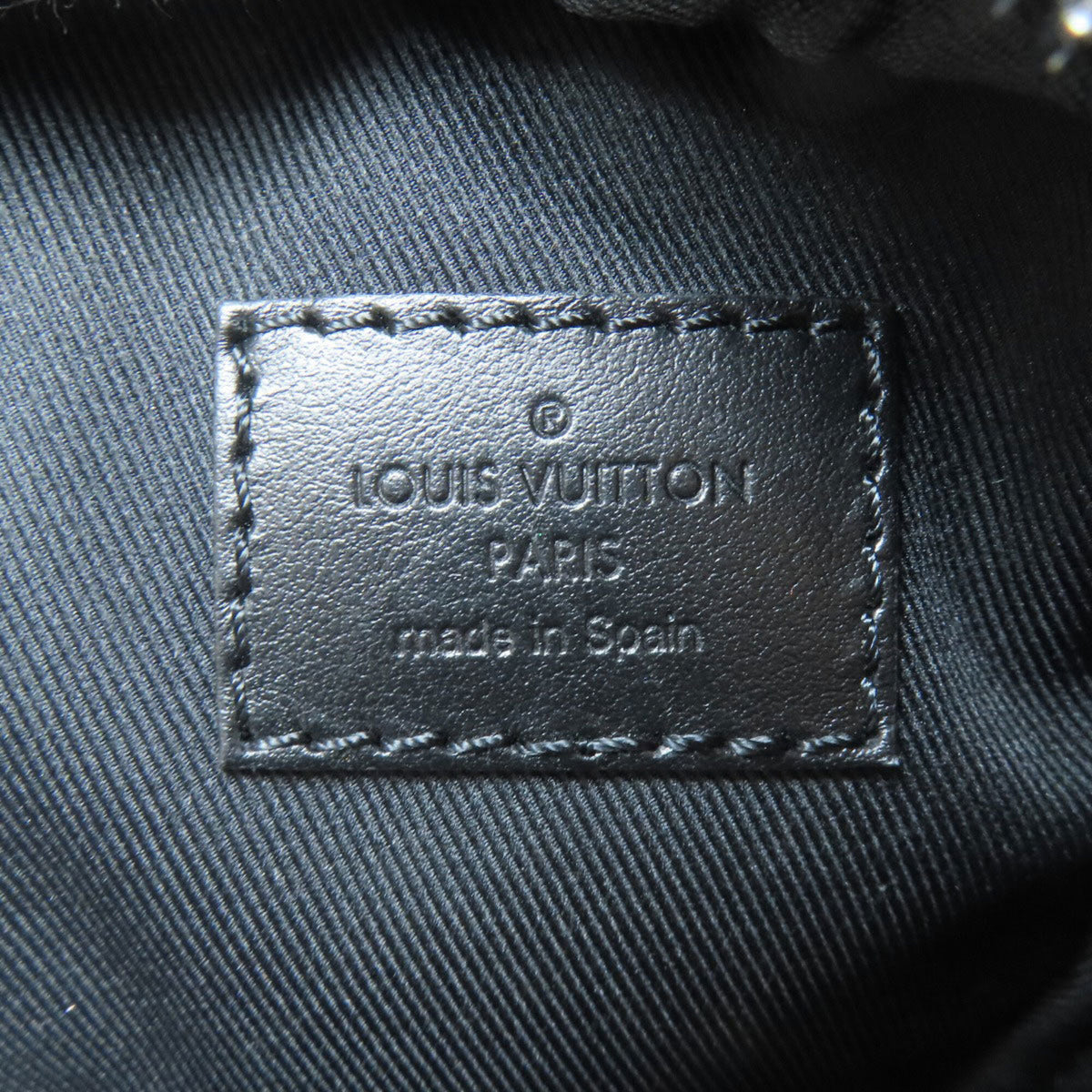 Louis Vuitton Noir Monogram Shadow Shoulder Bag (Pre-Owned)