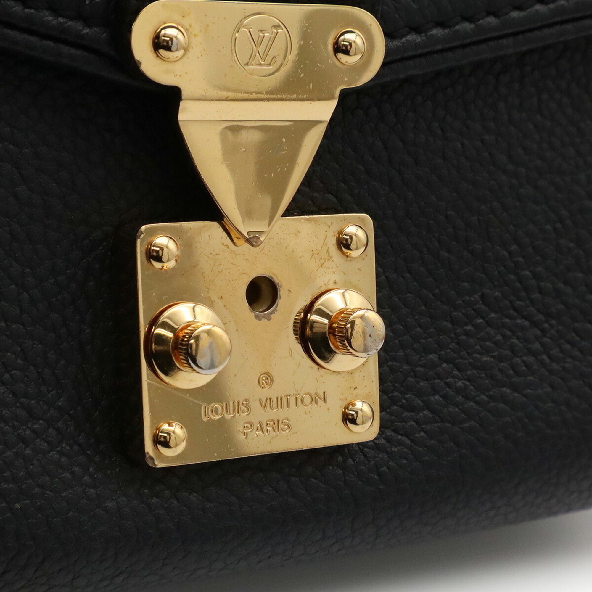 Louis Vuitton Monogram Empreinte Black Noir Monogram Empreinte Shoulder Bag (Pre-Owned)