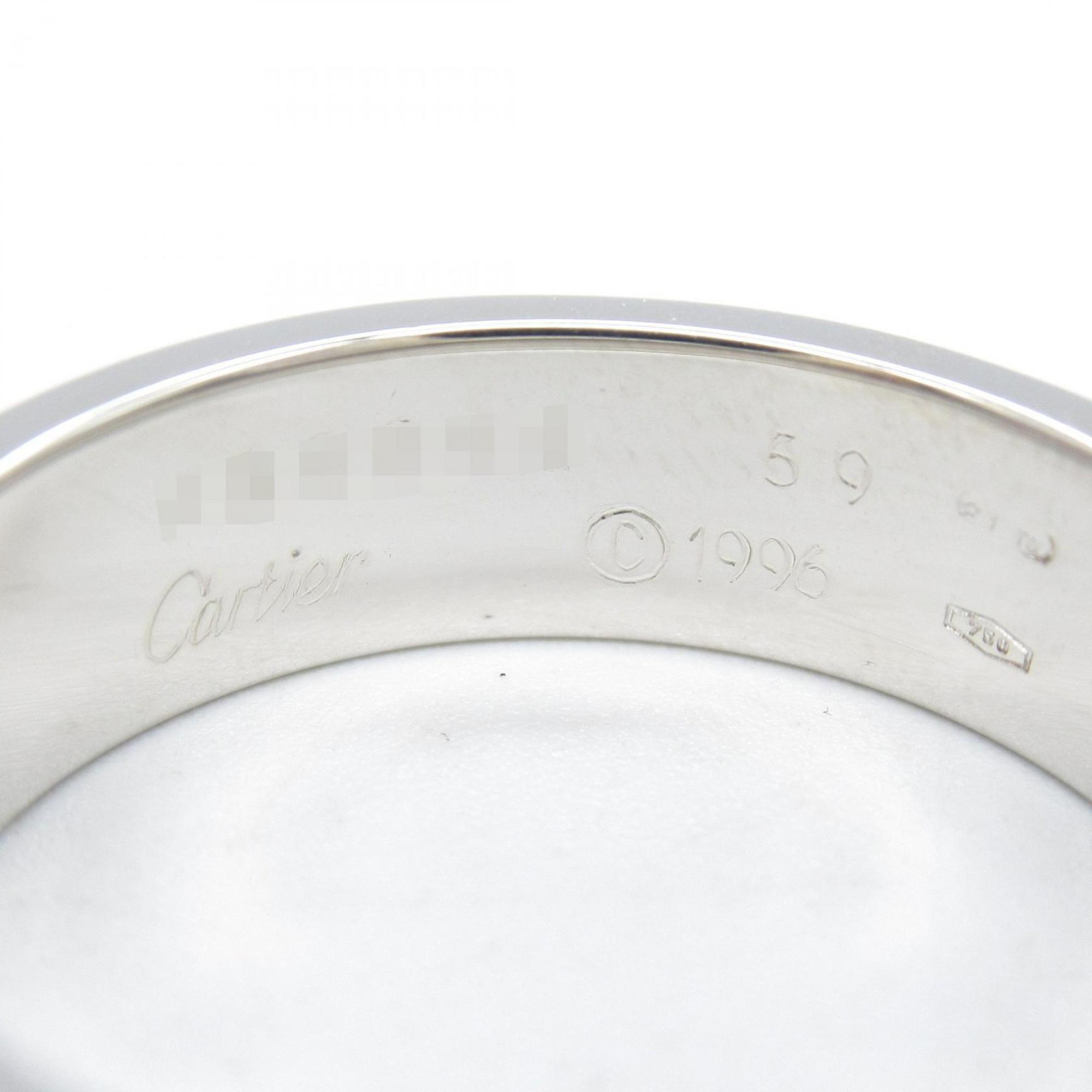 Cartier Silver White Gold (18K) Band Ring (Pre-Owned)