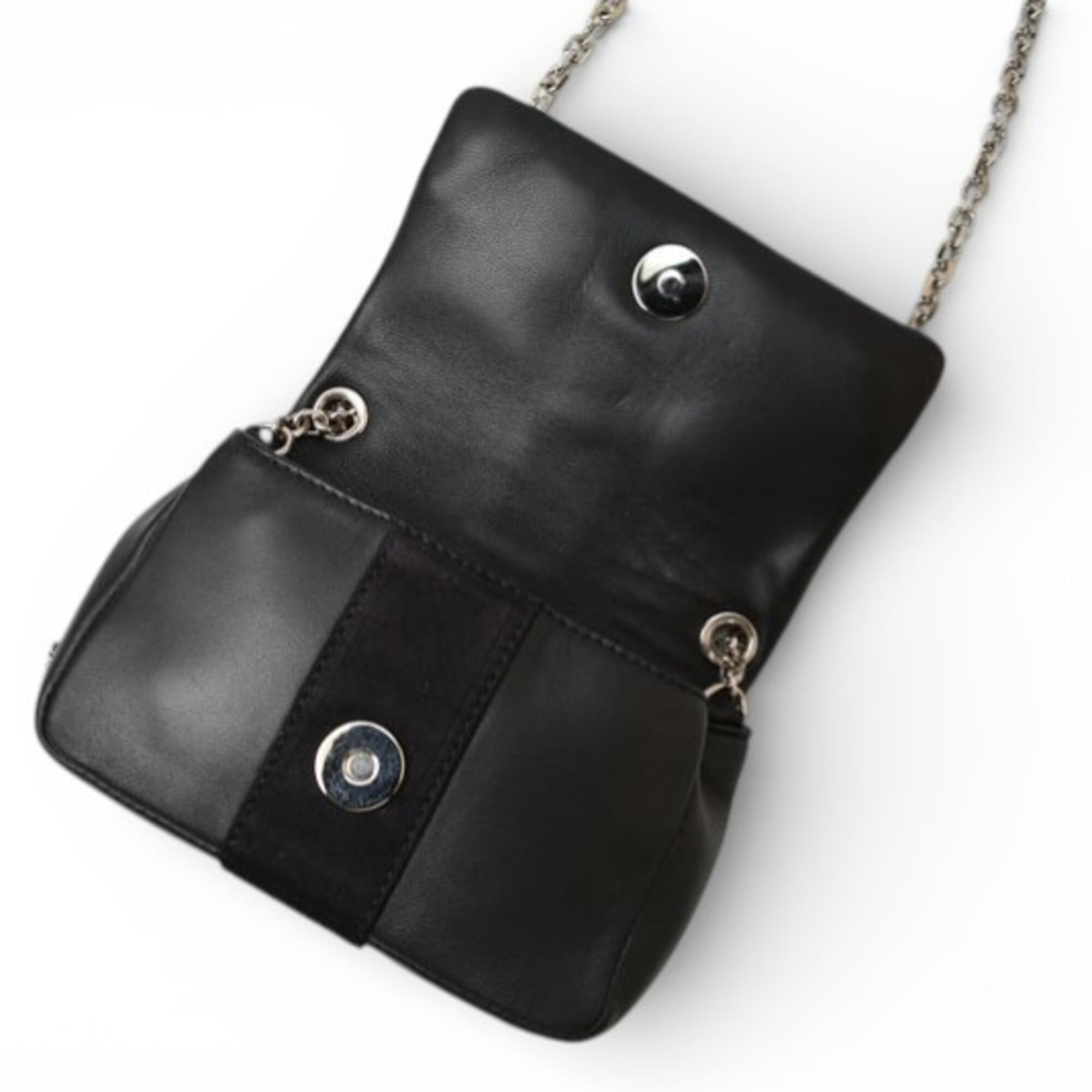 Christian Louboutin Black Leather Shoulder Bag (Pre-Owned)