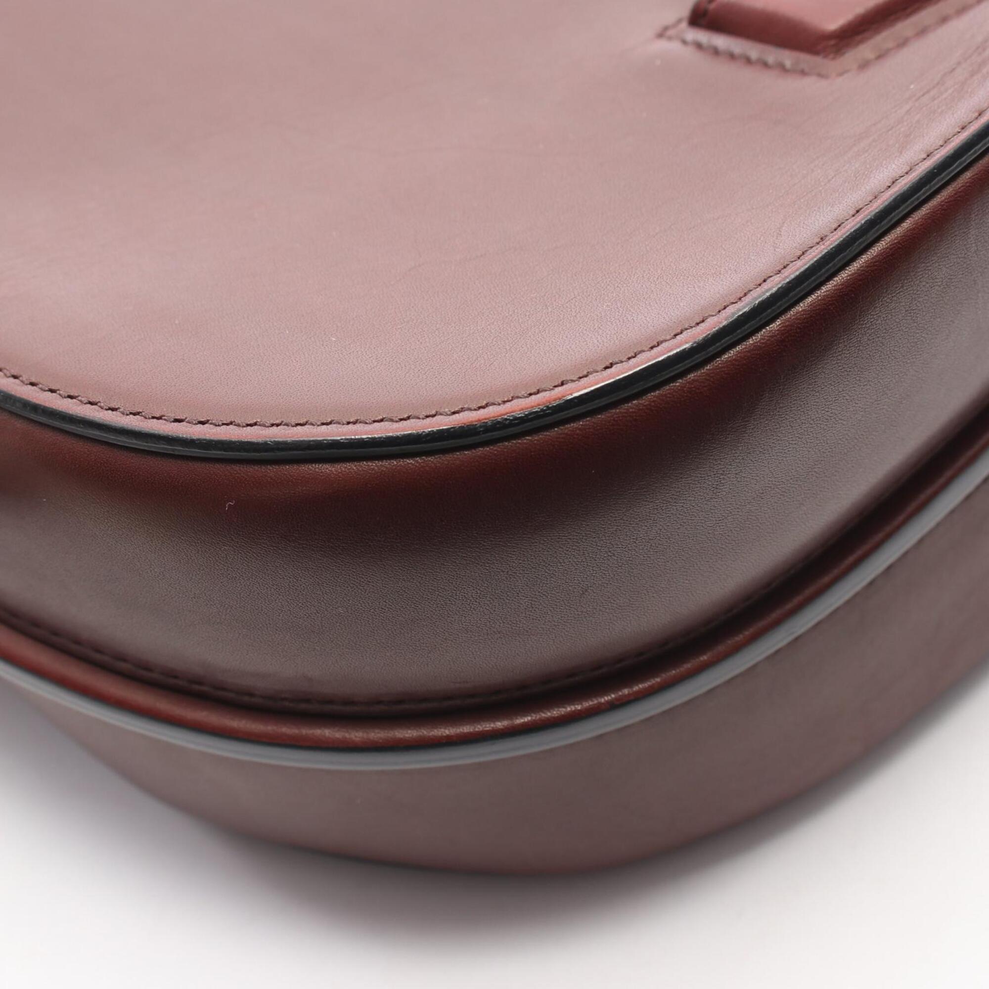 Celine Brown Leather Shoulder Bag (Pre-Owned)