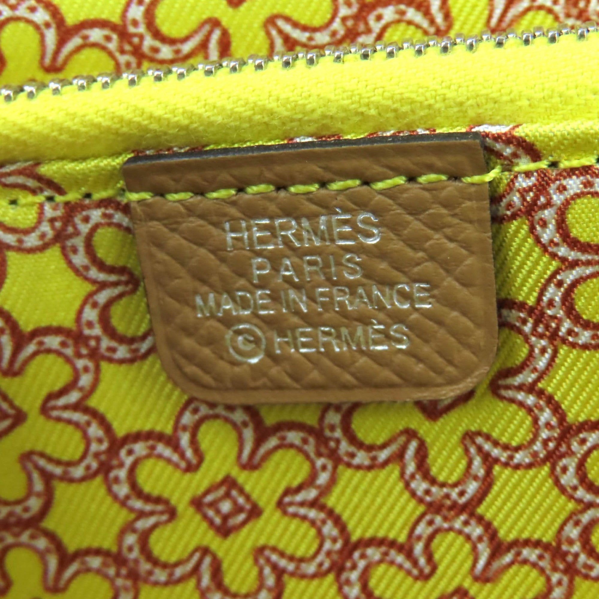 Hermes Silk'in Epsom Leather Long Wallet (Bi-Fold) (Pre-Owned)