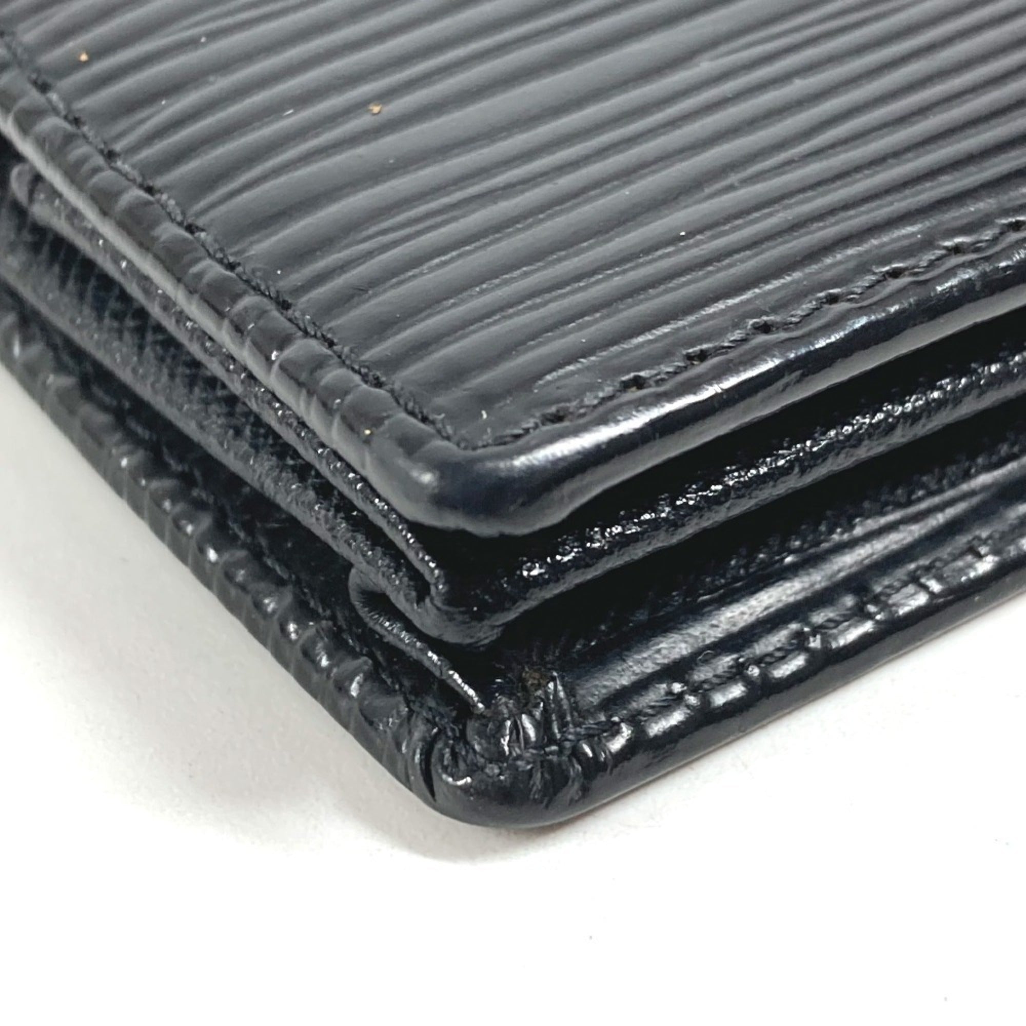 Louis Vuitton Black Noir Epi Leather Coin Purse/Coin Case (Pre-Owned)