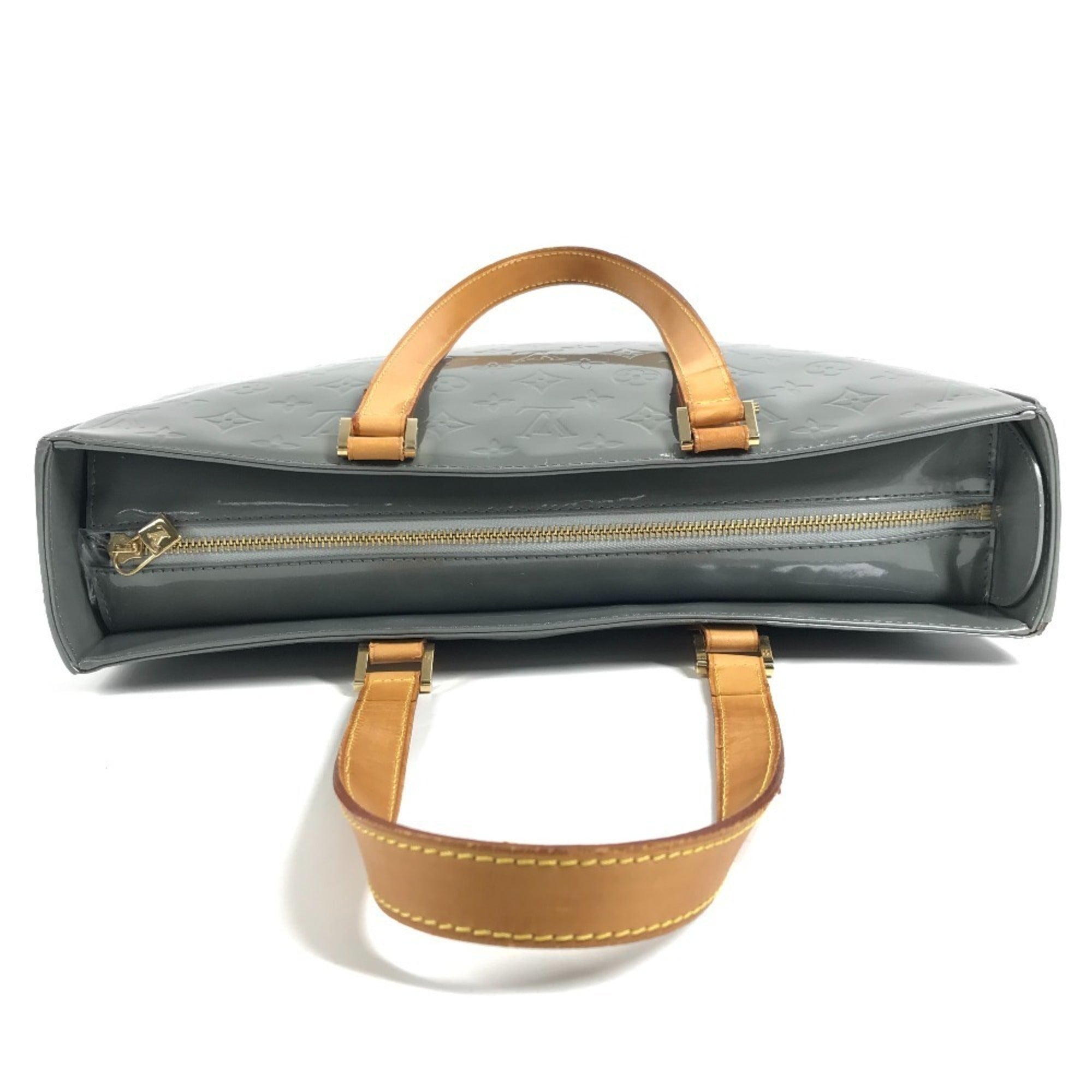 Louis Vuitton Monogram Vernis Gray Gris Monogram Vernis Shoulder Bag Tote Bag (Pre-Owned)