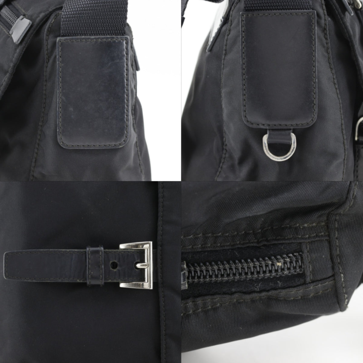 Prada Black Nylon Shoulder Bag (Pre-Owned)