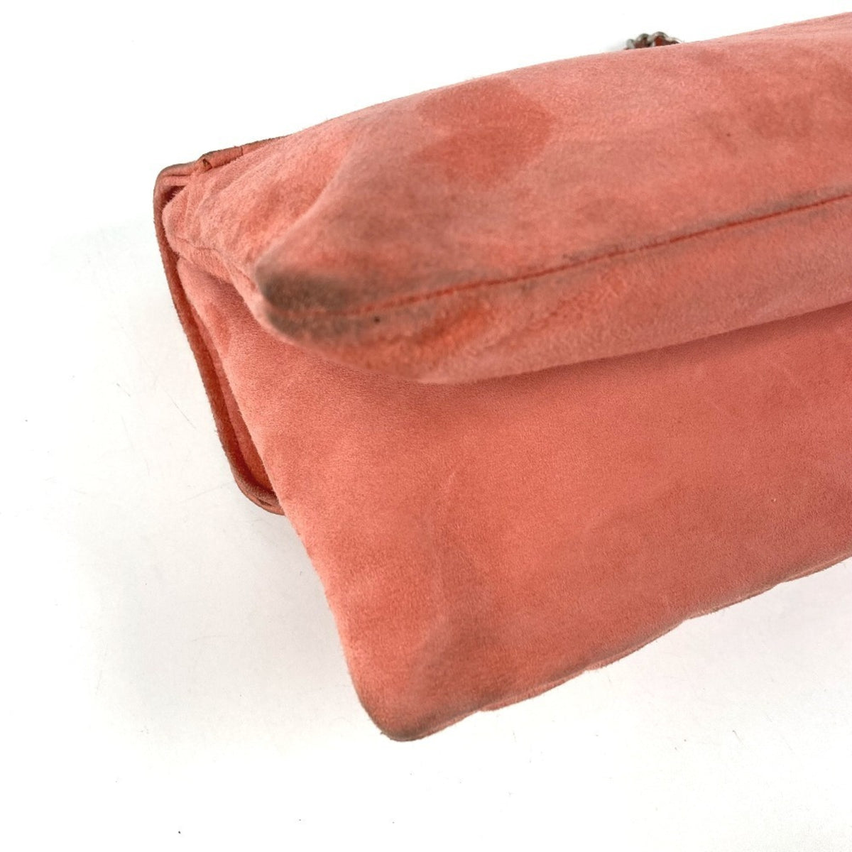 Chanel 2.55 Pink Suede Shoulder Bag (Pre-Owned)