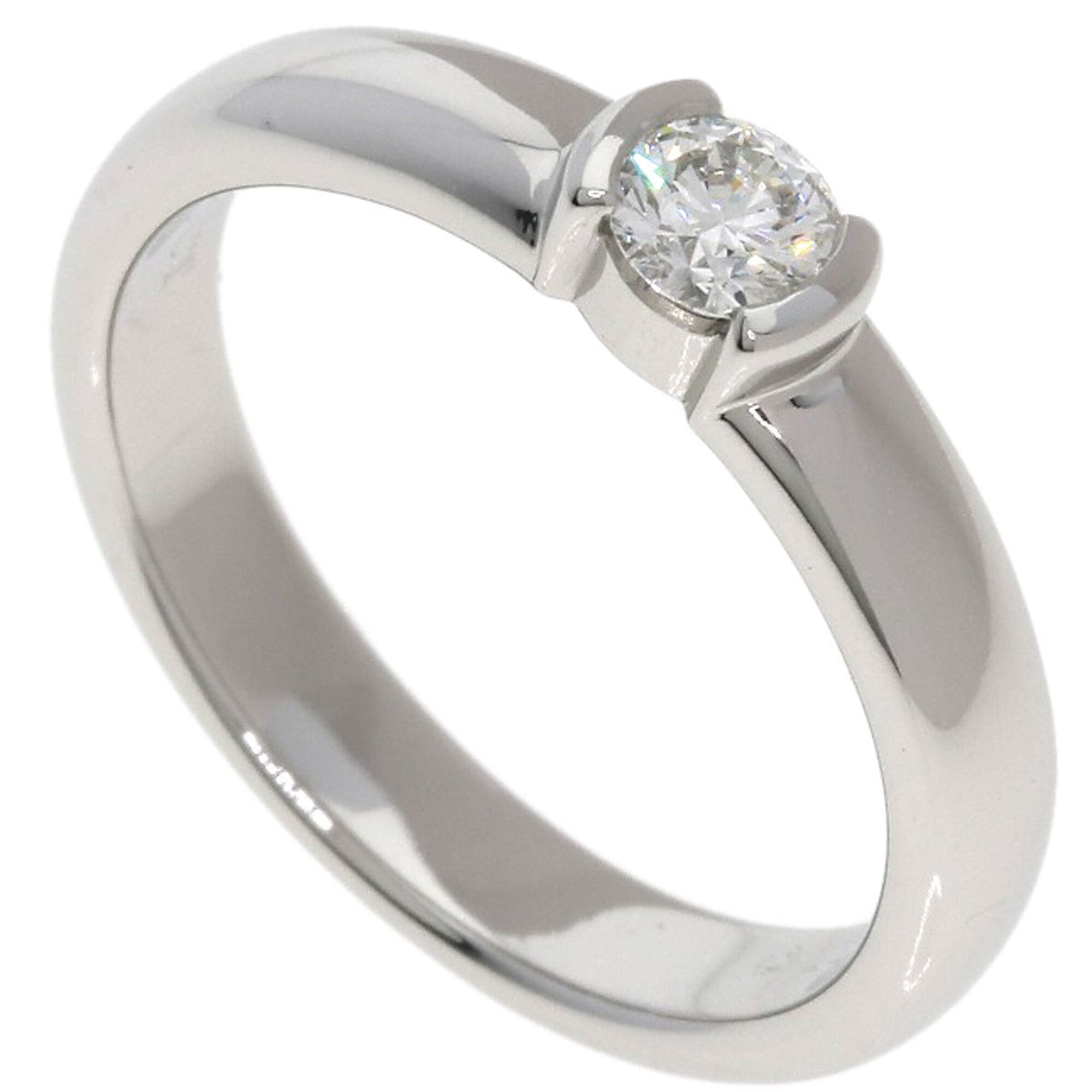 Tiffany Silver Platinum 950 Anniversary Ring (Pre-Owned)