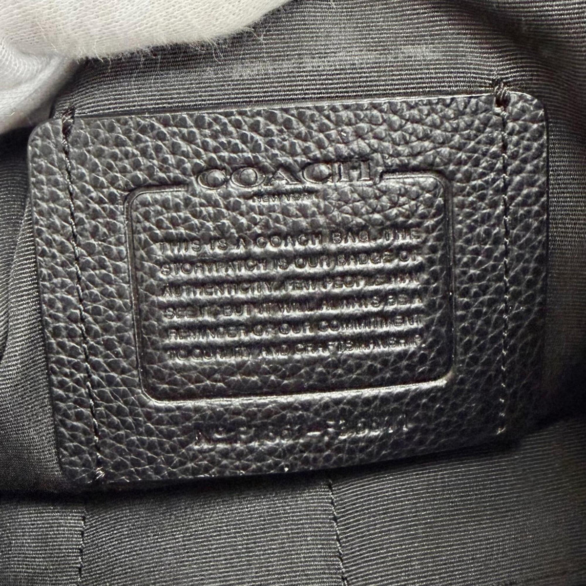 Coach Black Leather Backpack (Pre-Owned)