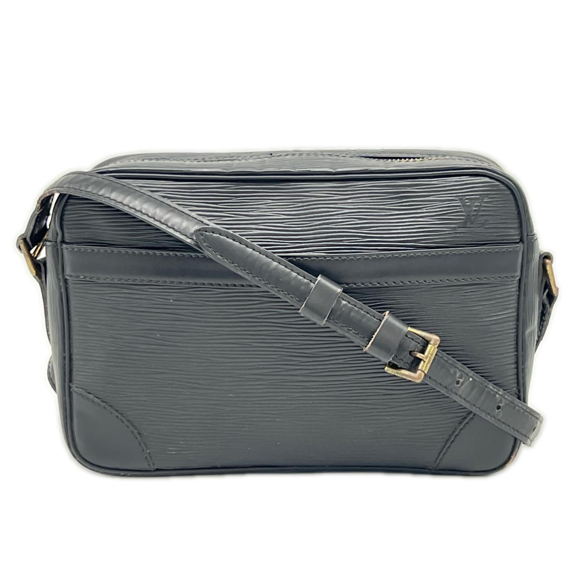 Louis Vuitton Epi Black Noir Leather Shoulder Bag (Pre-Owned)