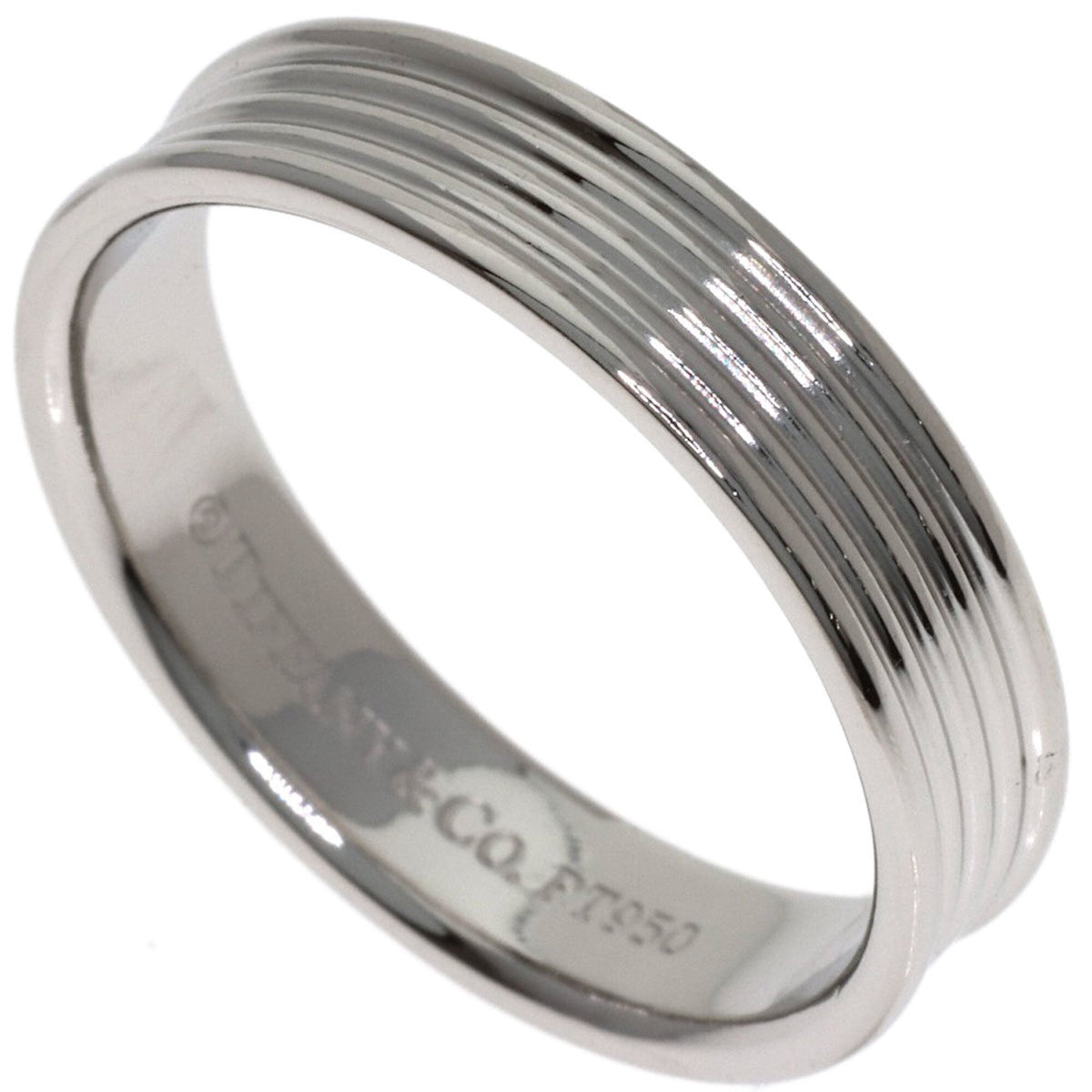 Tiffany Platinum 950 Band Ring (Pre-Owned)