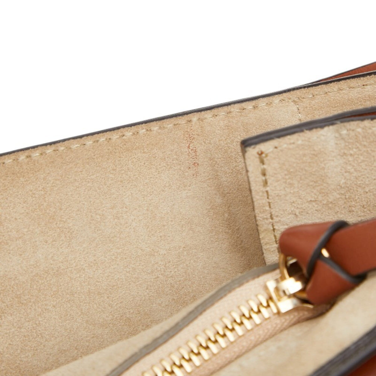 Chloé Brown Leather Clutch Bag (Pre-Owned)