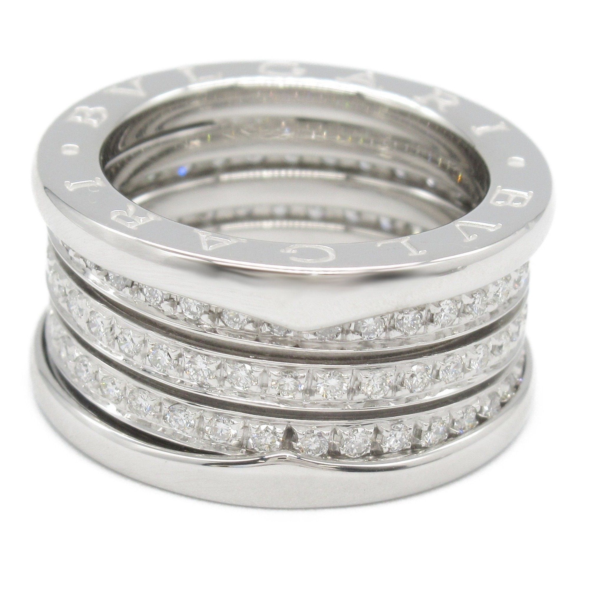 Bvlgari B.Zero1 Silver White Gold (18K) Band Ring (Pre-Owned)