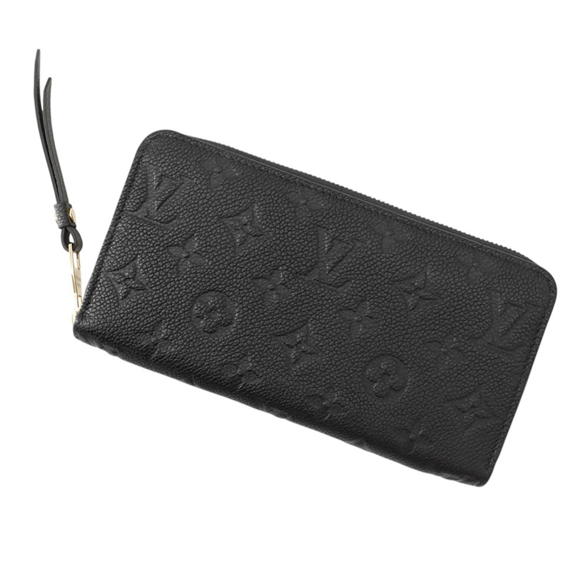 Louis Vuitton Monogram Empreinte Black Noir Monogram Empreinte Long Wallet (Bi-Fold) (Pre-Owned)