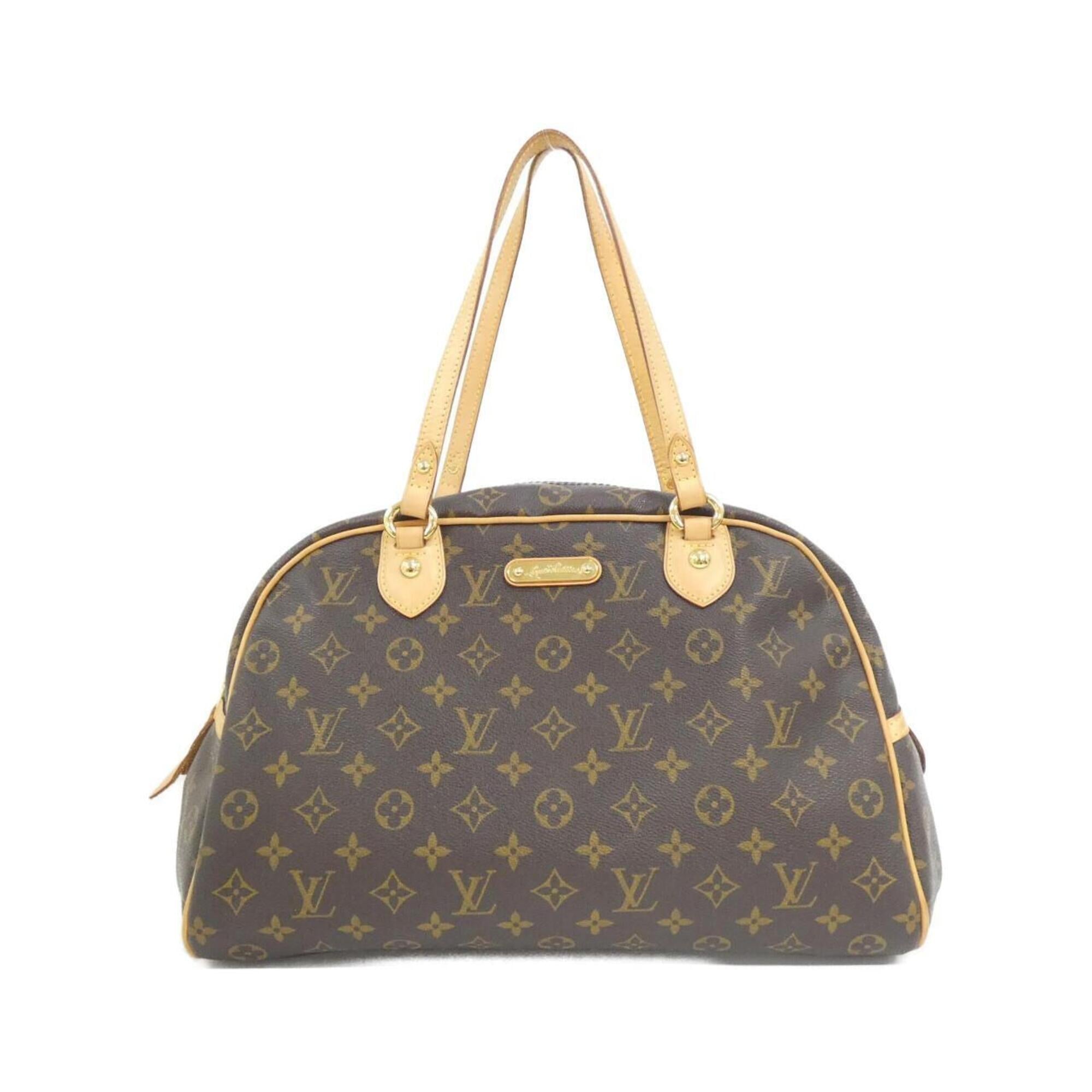 Louis Vuitton Marron Coated Canvas Shoulder Bag (Pre-Owned)