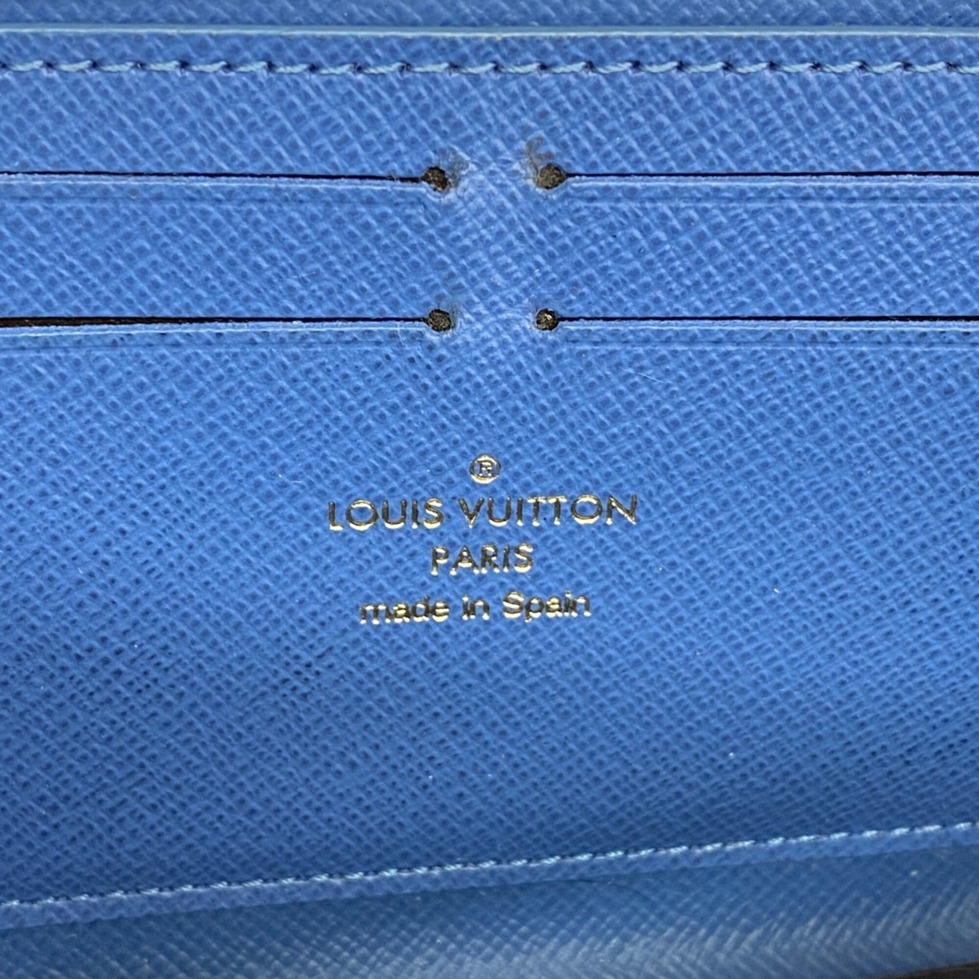 Louis Vuitton Blue Rose Ballerine Long Wallet (Bi-Fold) (Pre-Owned)