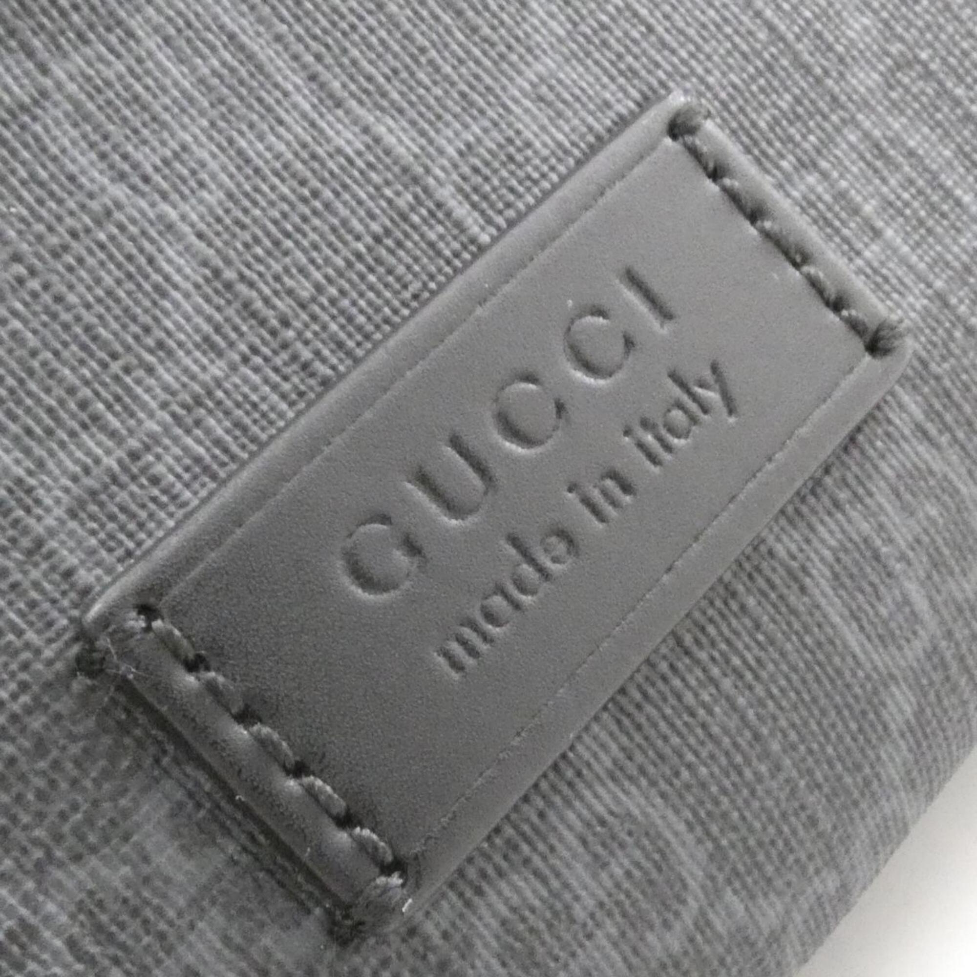Gucci Black Gray Gg Supreme Canvas Fanny Pack (Pre-Owned)