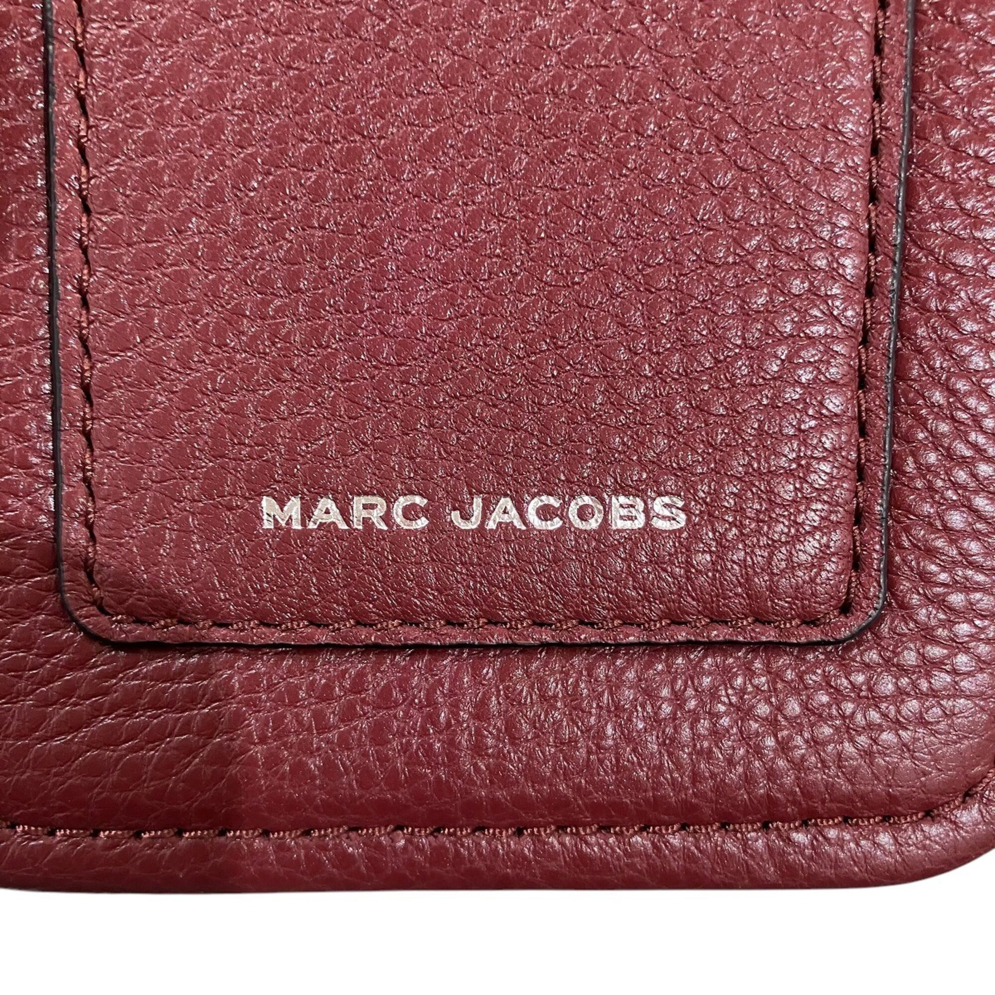 Marc Jacobs Bordeaux Leather Shoulder Bag (Pre-Owned)