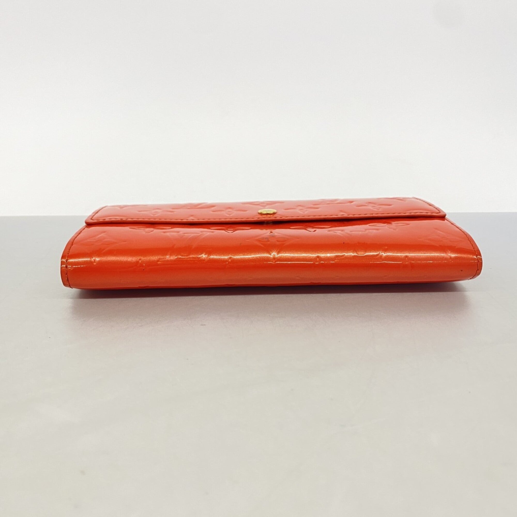 Louis Vuitton Orange Sunset Long Wallet (Bi-Fold) (Pre-Owned)