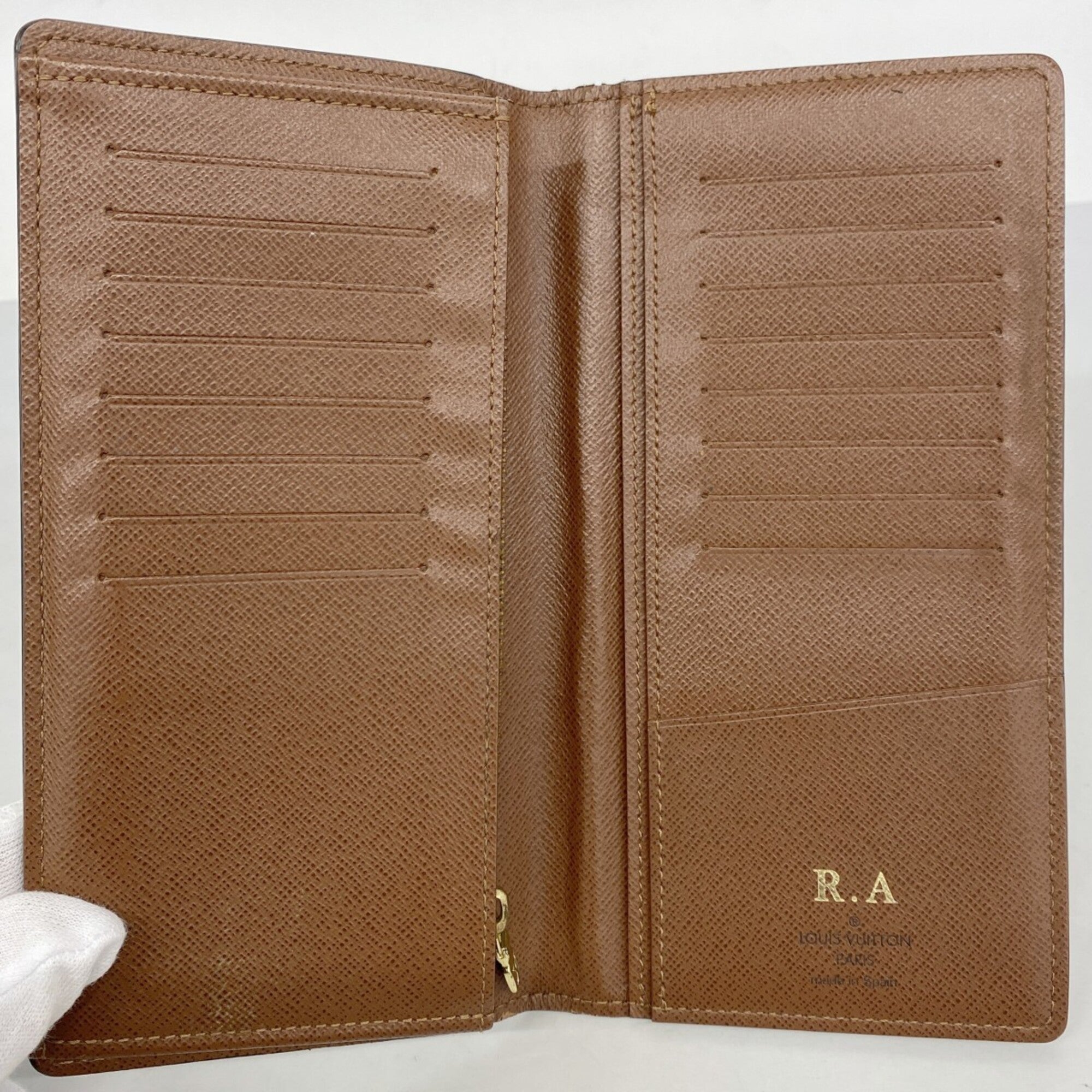 Louis Vuitton Brown Long Wallet (Bi-Fold) (Pre-Owned)