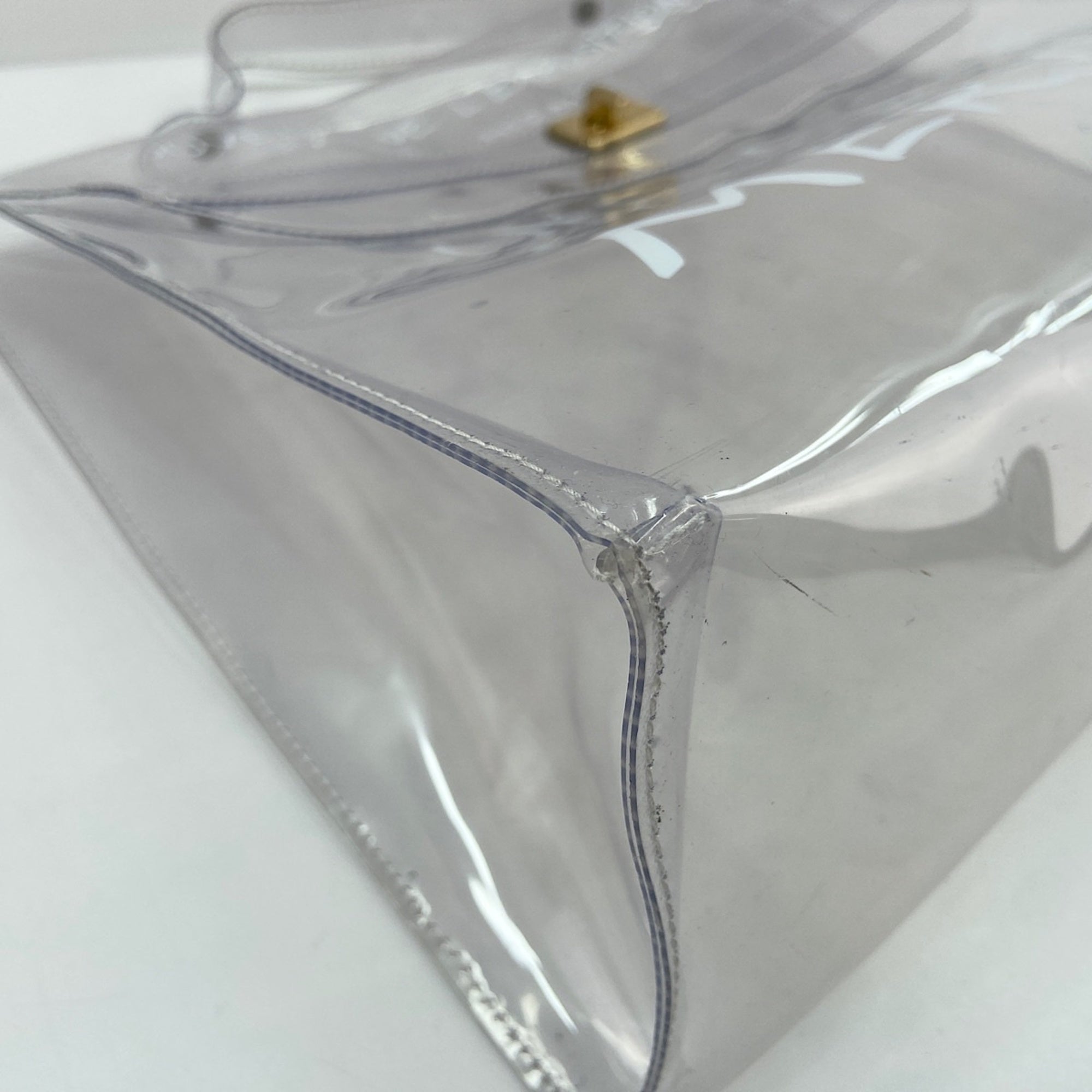 Hermes Clear Vinyl Handbag (Pre-Owned)