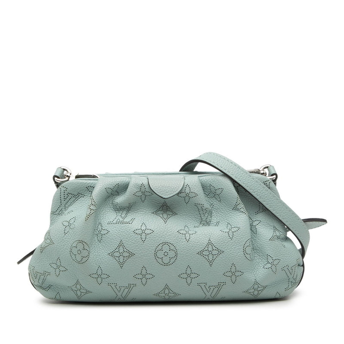 Louis Vuitton Blue Leather Shoulder Bag (Pre-Owned)