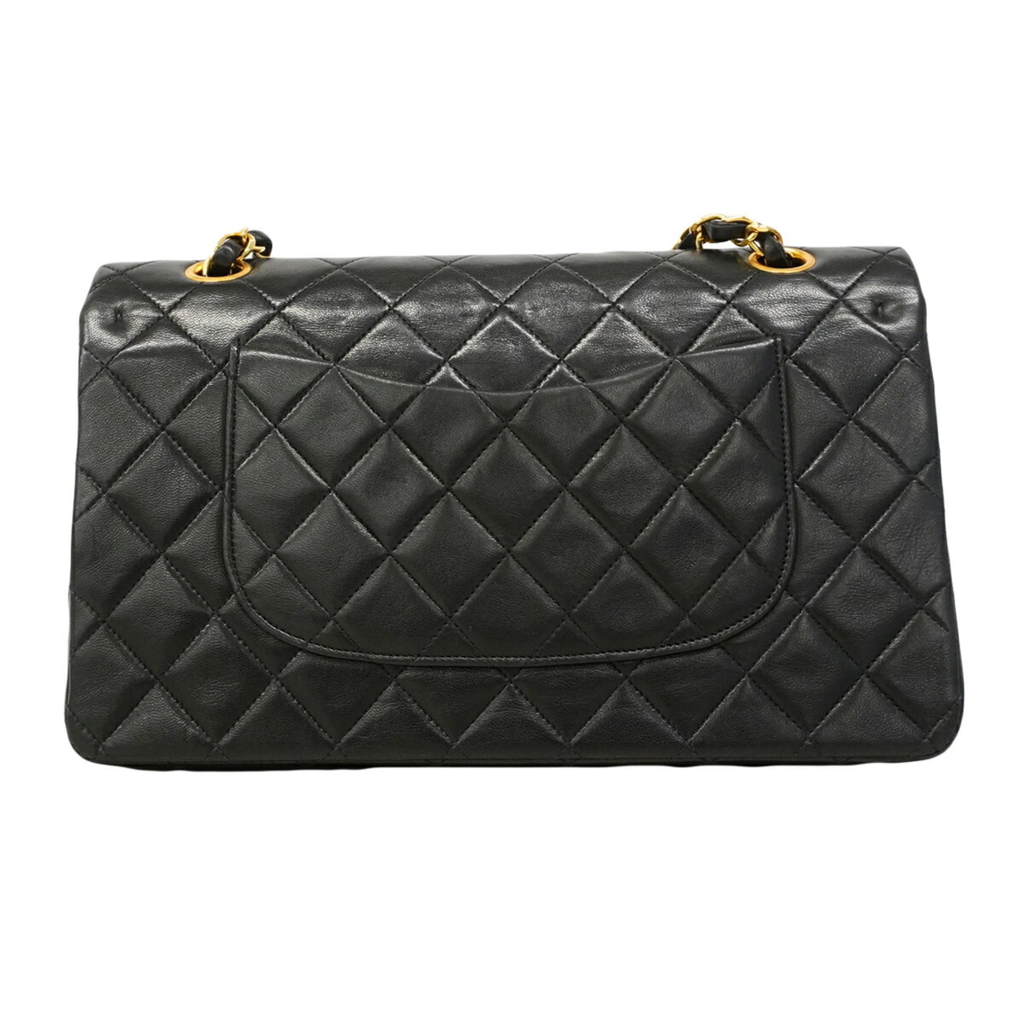 Chanel Black Leather Shoulder Bag (Pre-Owned)