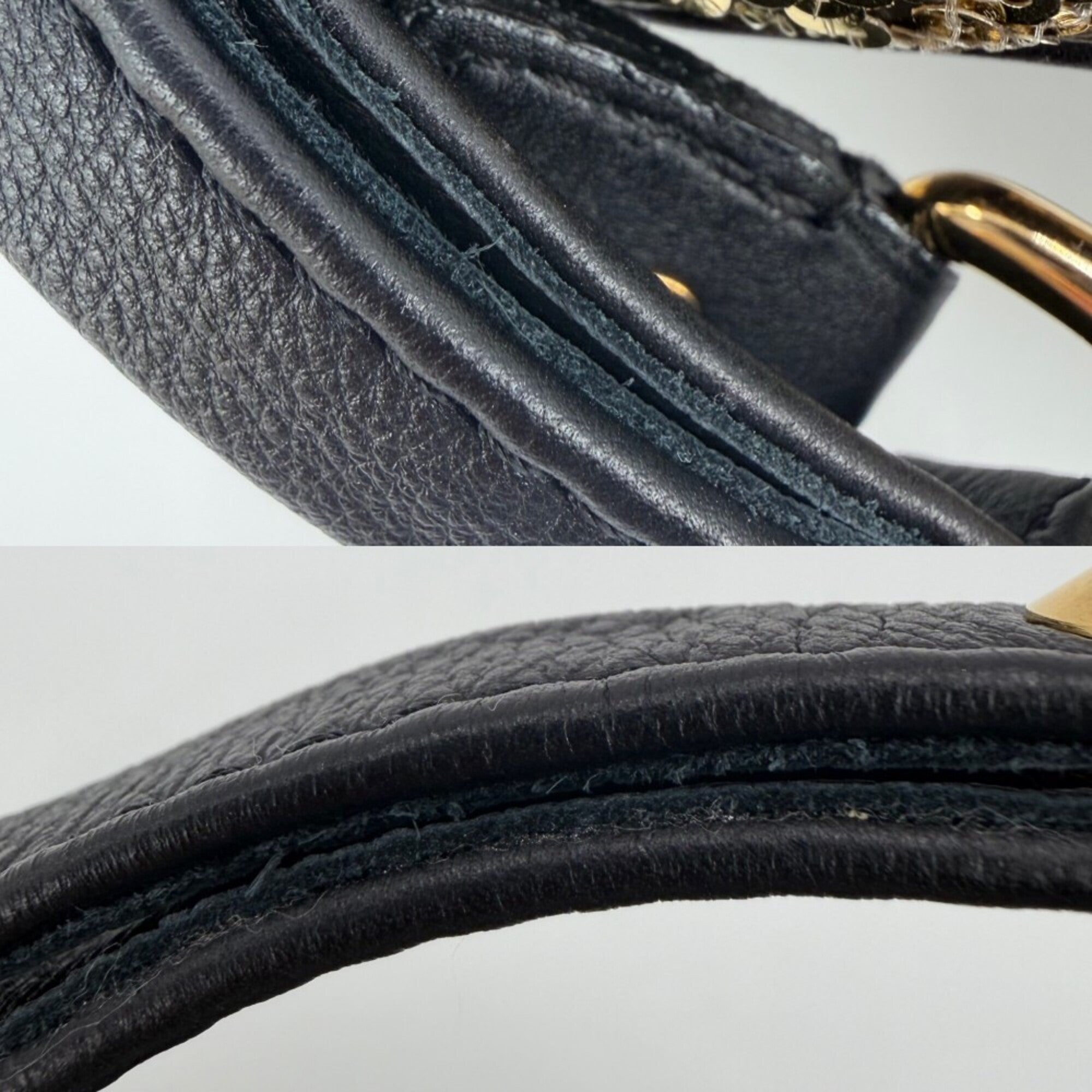 Louis Vuitton Black Brown Monogram Eclipse Leather Handbag (Pre-Owned)