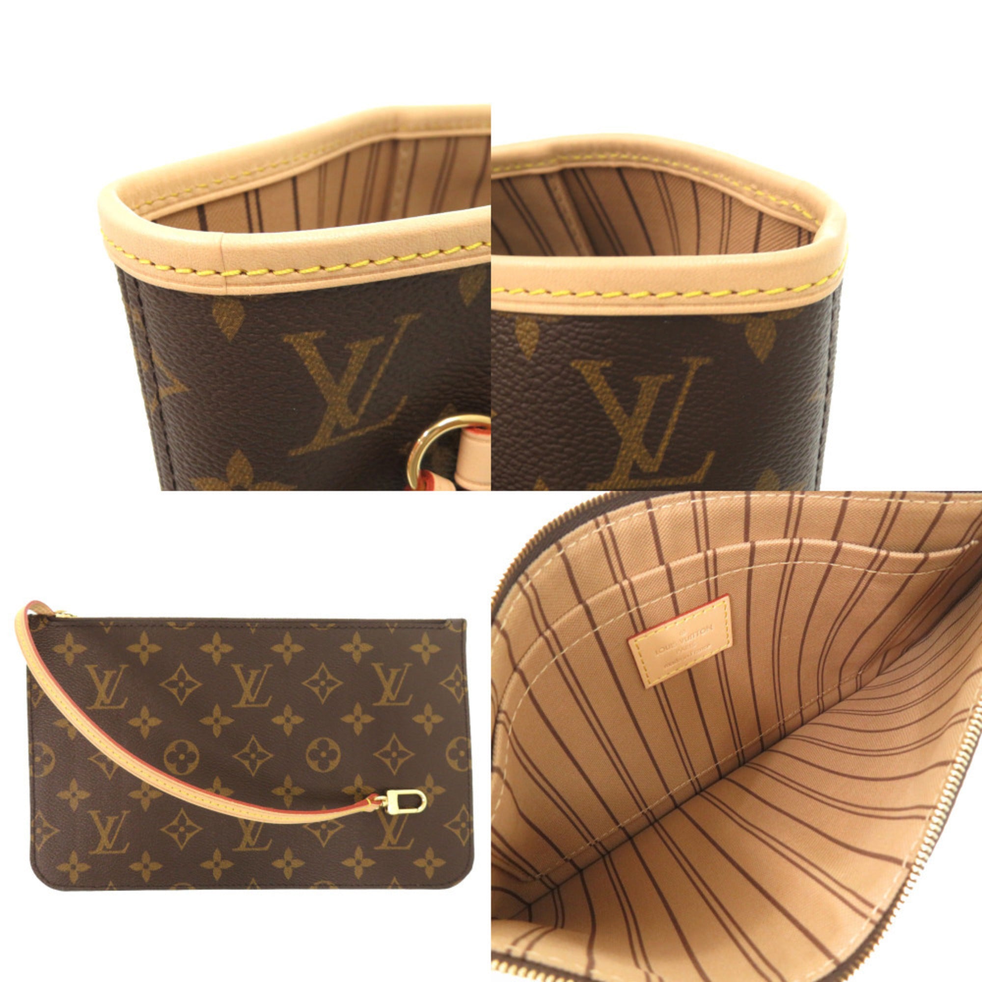 Louis Vuitton Beige Rose Monogram Rose Monogram Canvas Tote Bag (Pre-Owned)