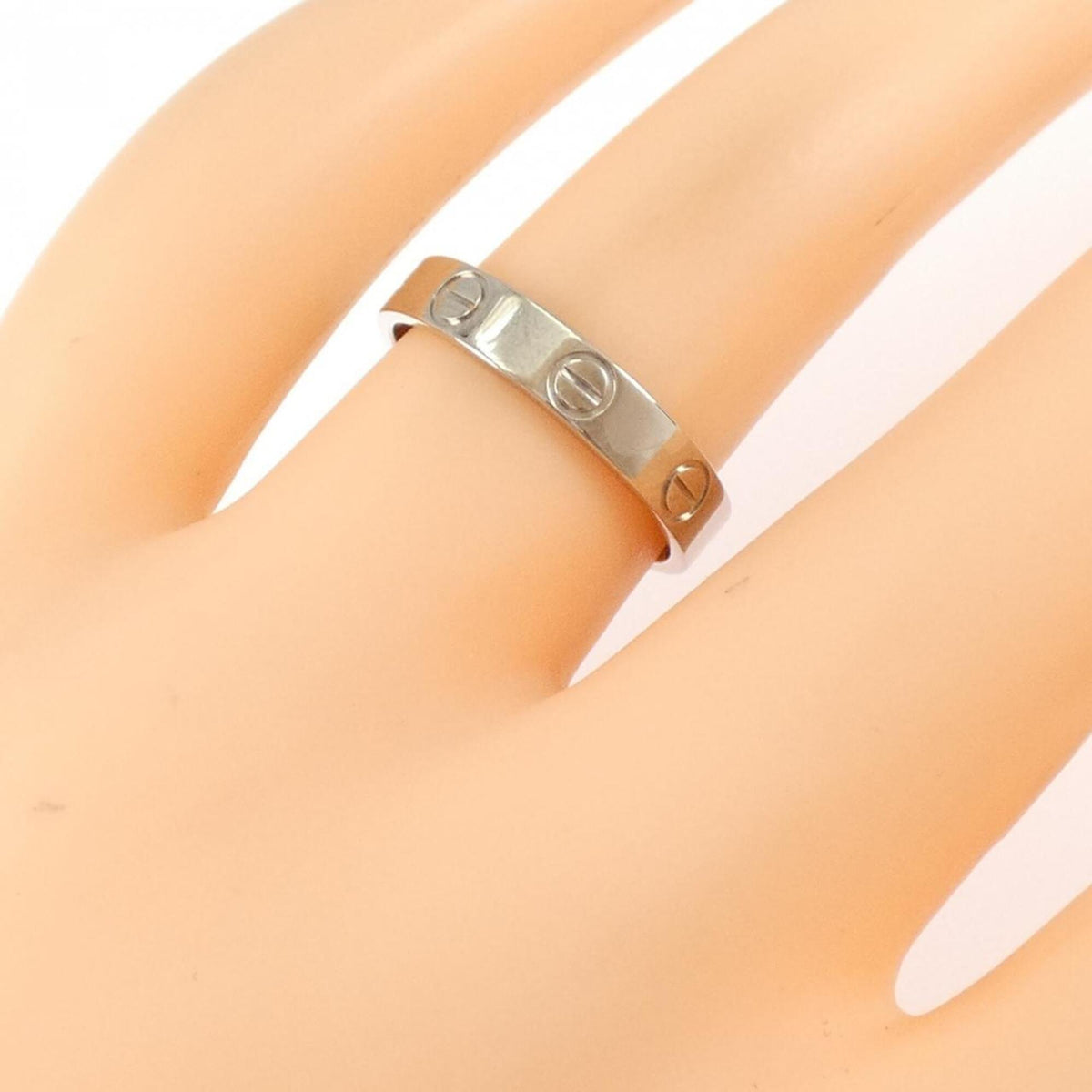 Cartier White Gold White Gold (18K) Band Ring (Pre-Owned)