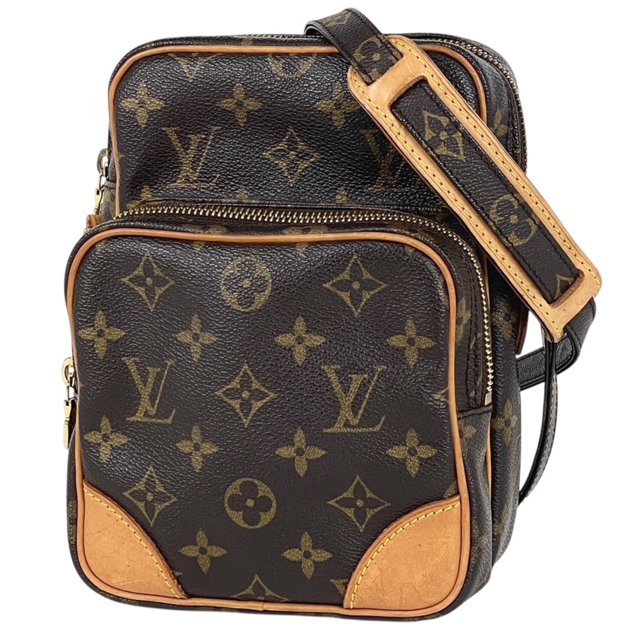 Louis Vuitton Brown Monogram Shoulder Bag (Pre-Owned)