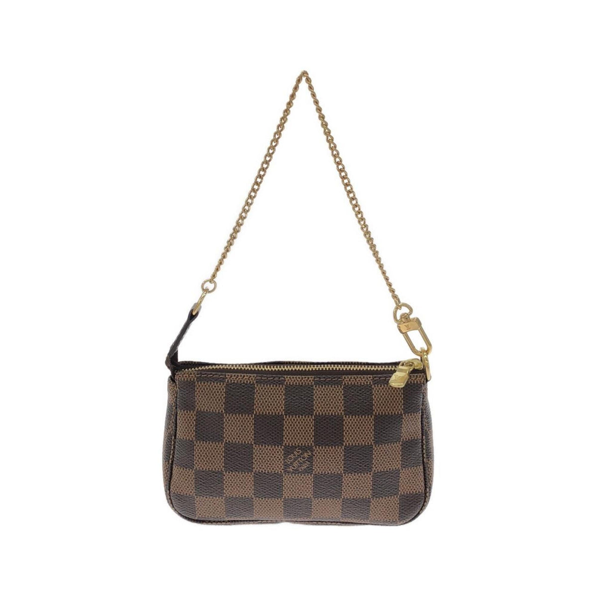 Louis Vuitton Brown Coated Canvas Pochette Pouch (Pre-Owned)