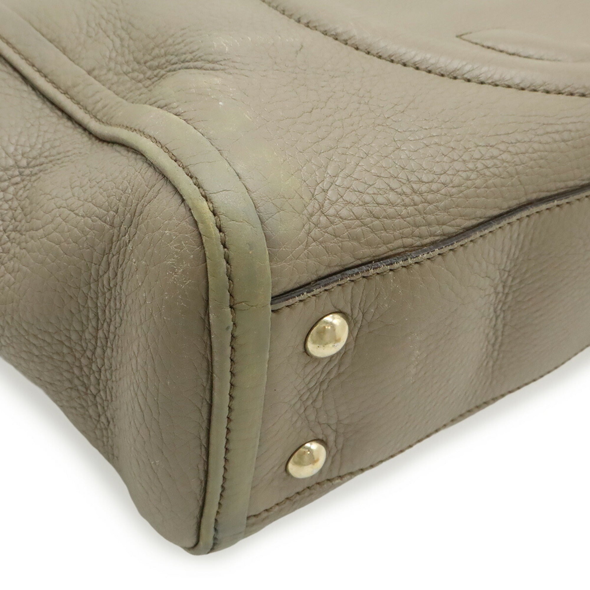 Gucci Soho Leather Handbag Tote Bag (Pre-Owned)