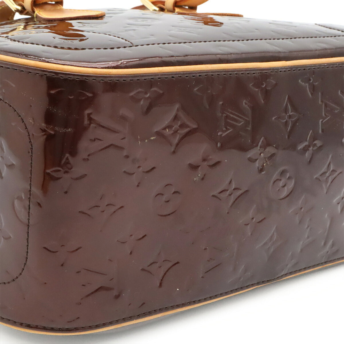 Louis Vuitton Amarante Leather Handbag Tote Bag (Pre-Owned)